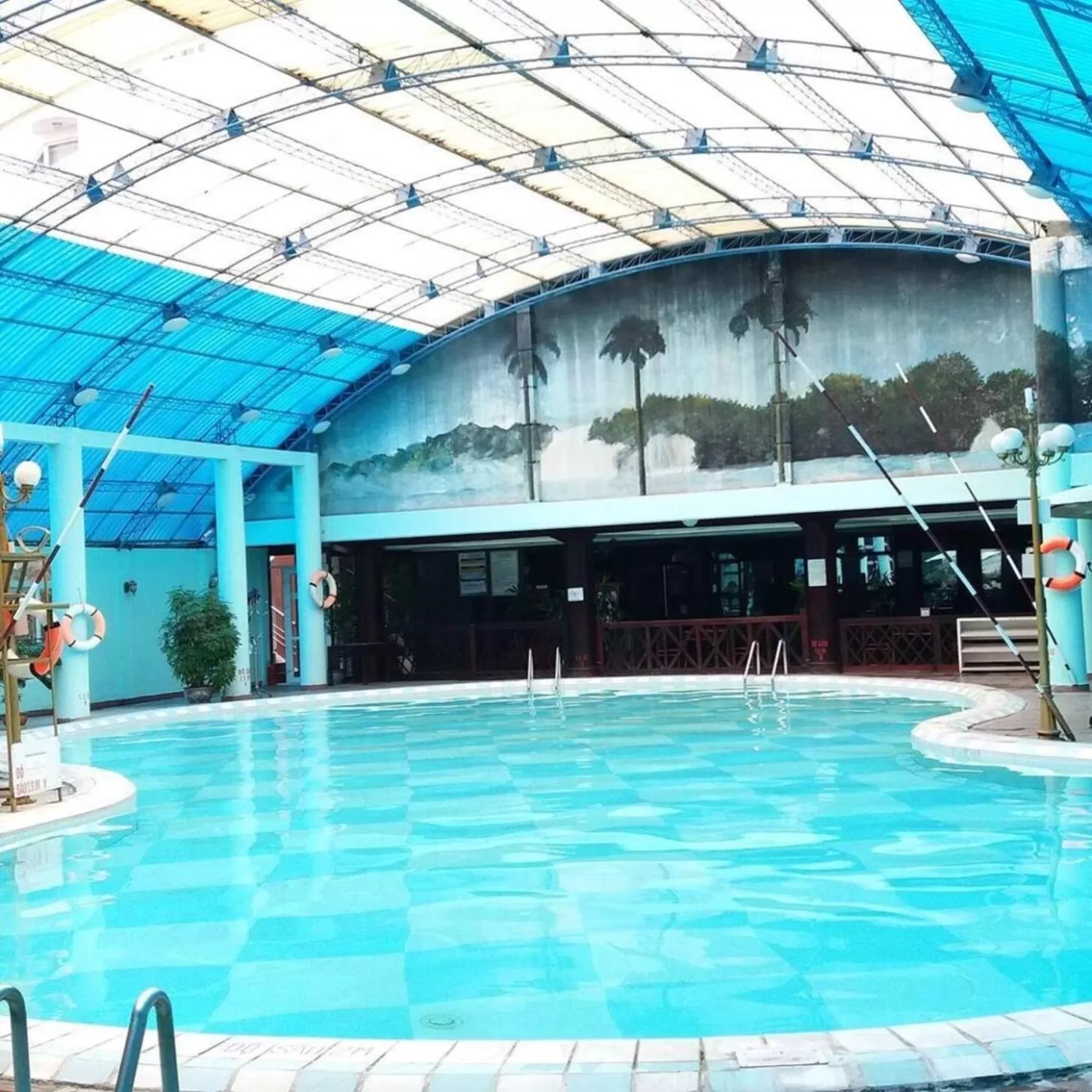 Pool view in Bao Son International Hotel