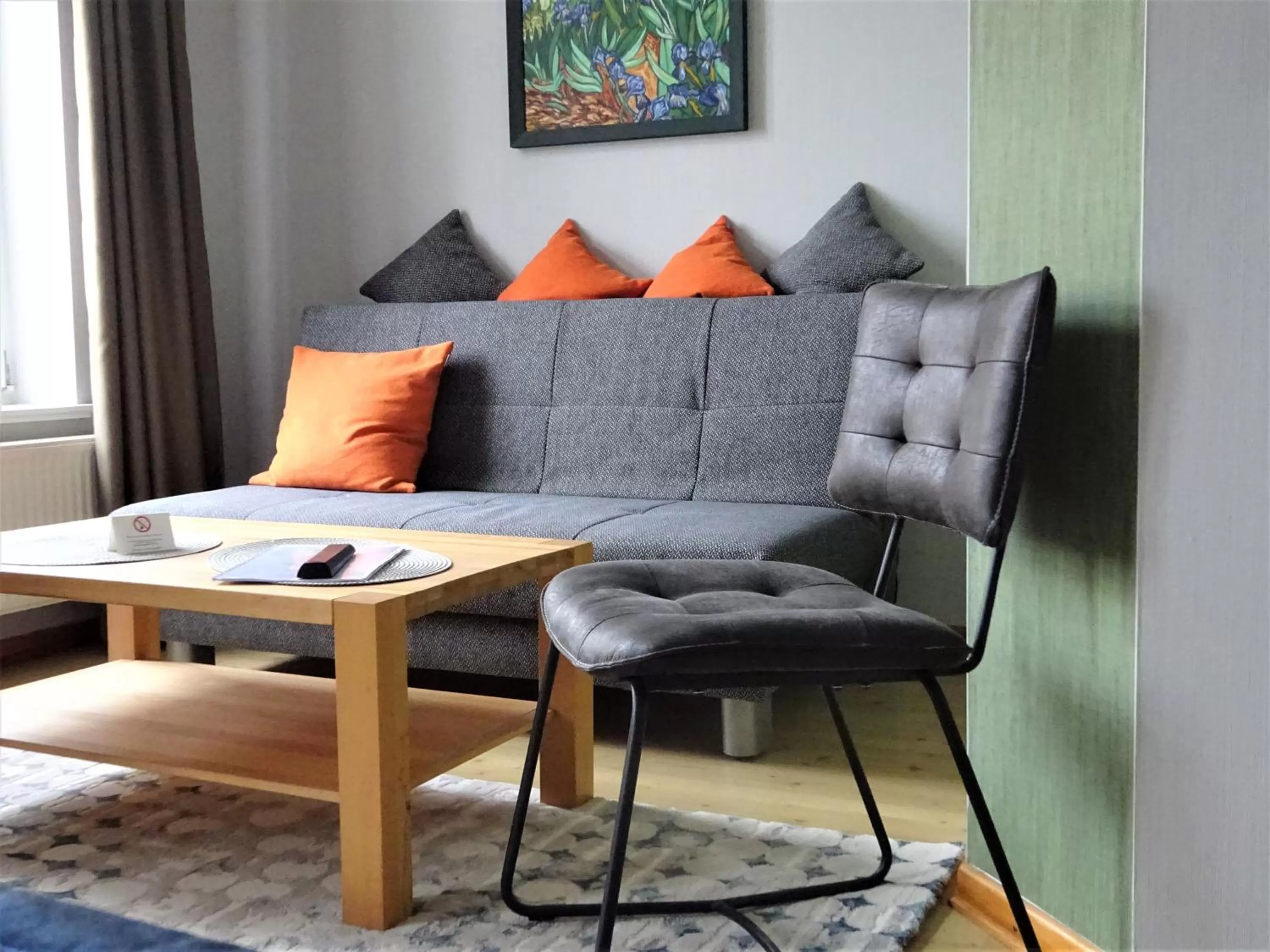 Seating area in Hotel Pension Zur Fährbrücke