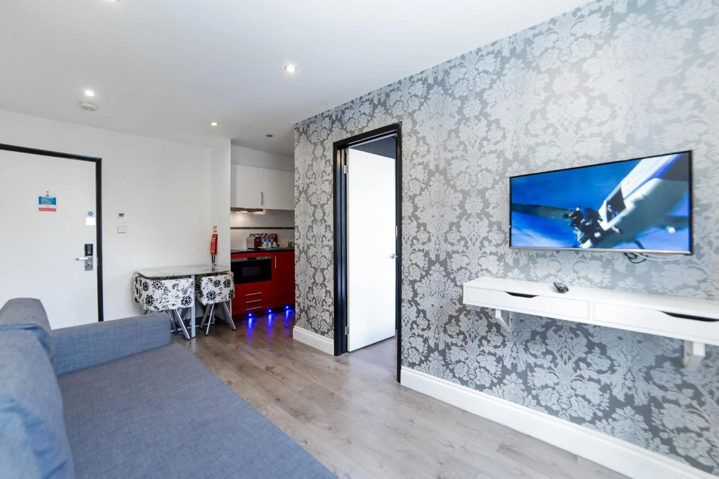 Living room in Imperial Court Suites