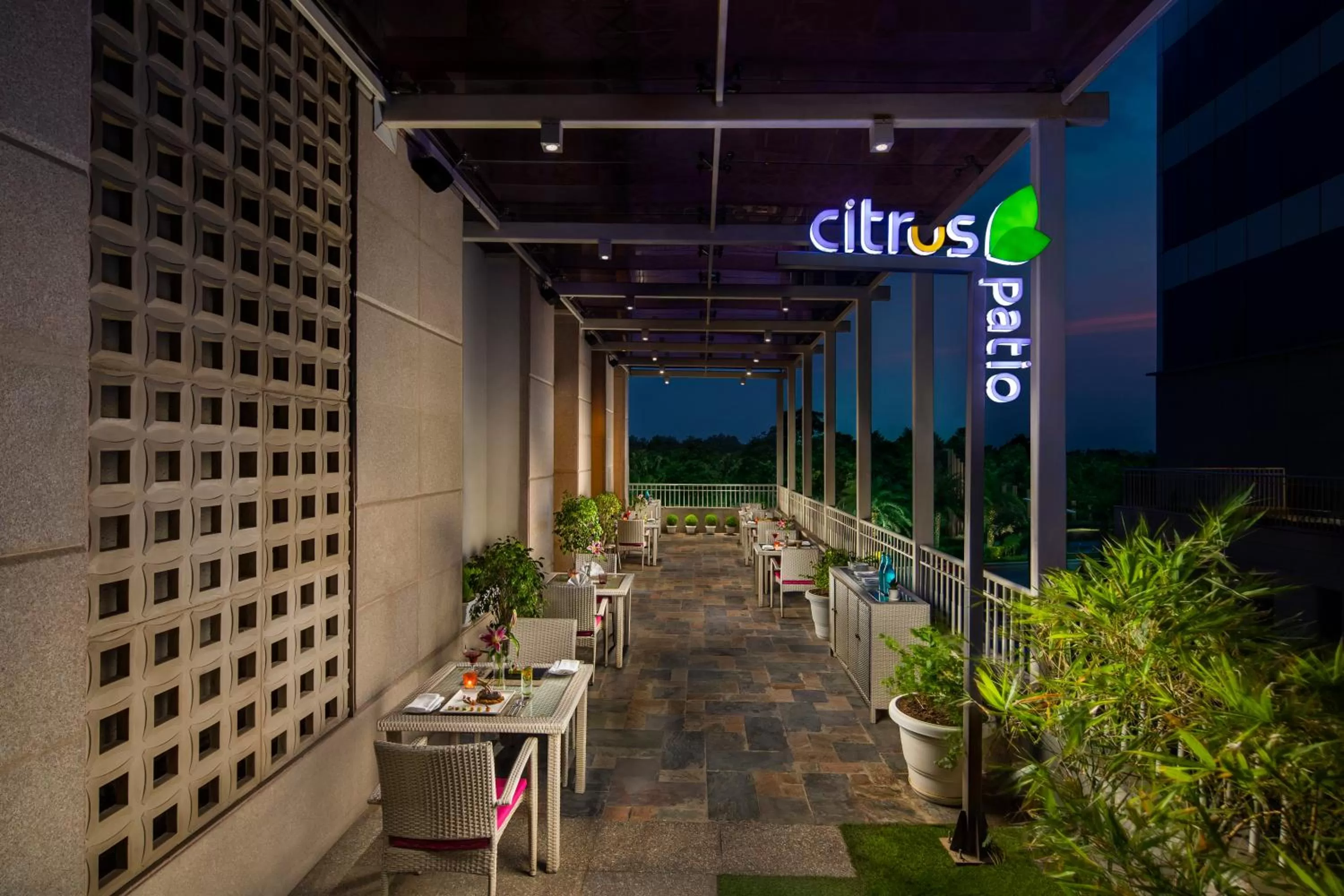 Patio in Sandal Suites by Lemon Tree Hotels