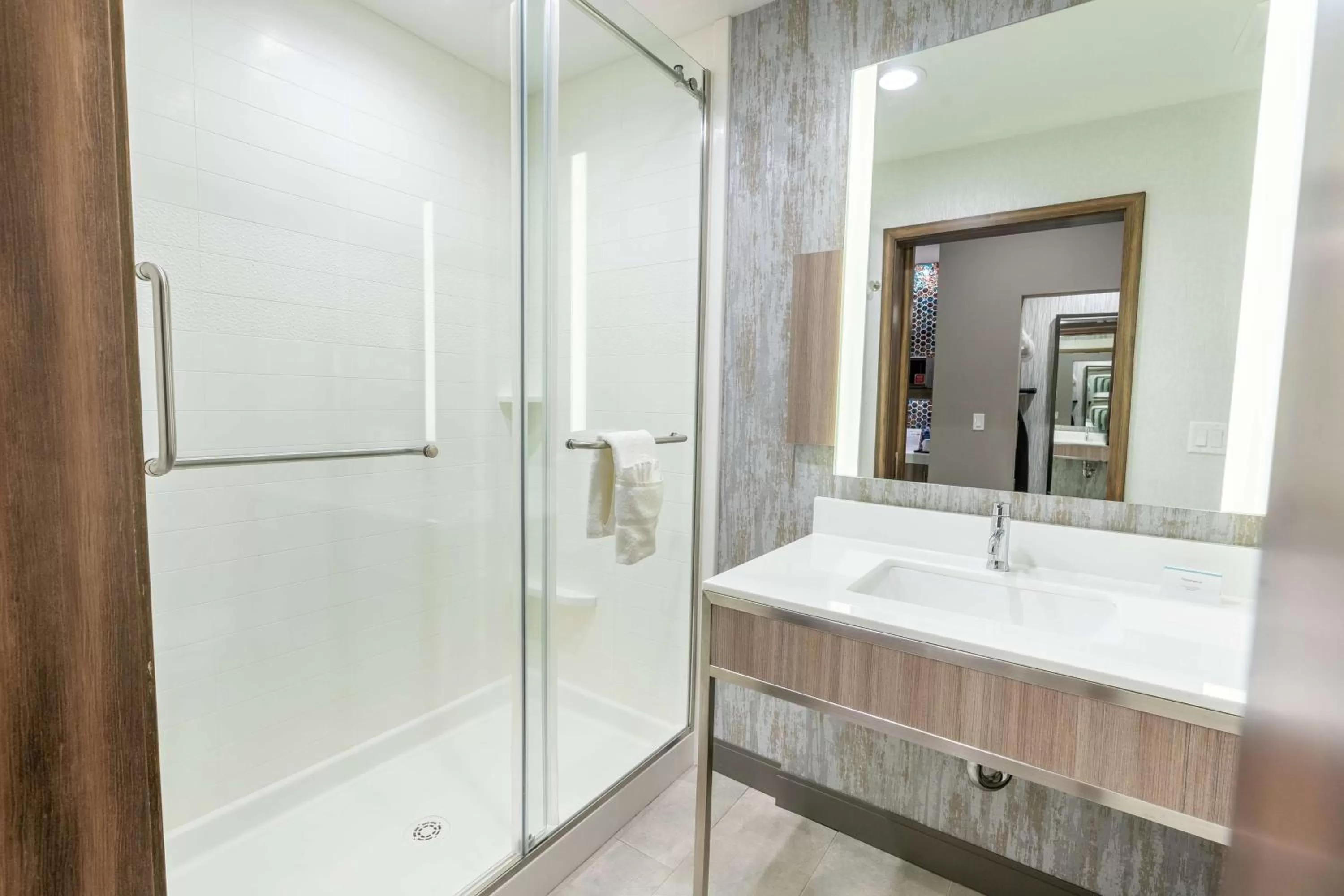 Bathroom in Hilton Garden Inn Wichita Downtown, Ks