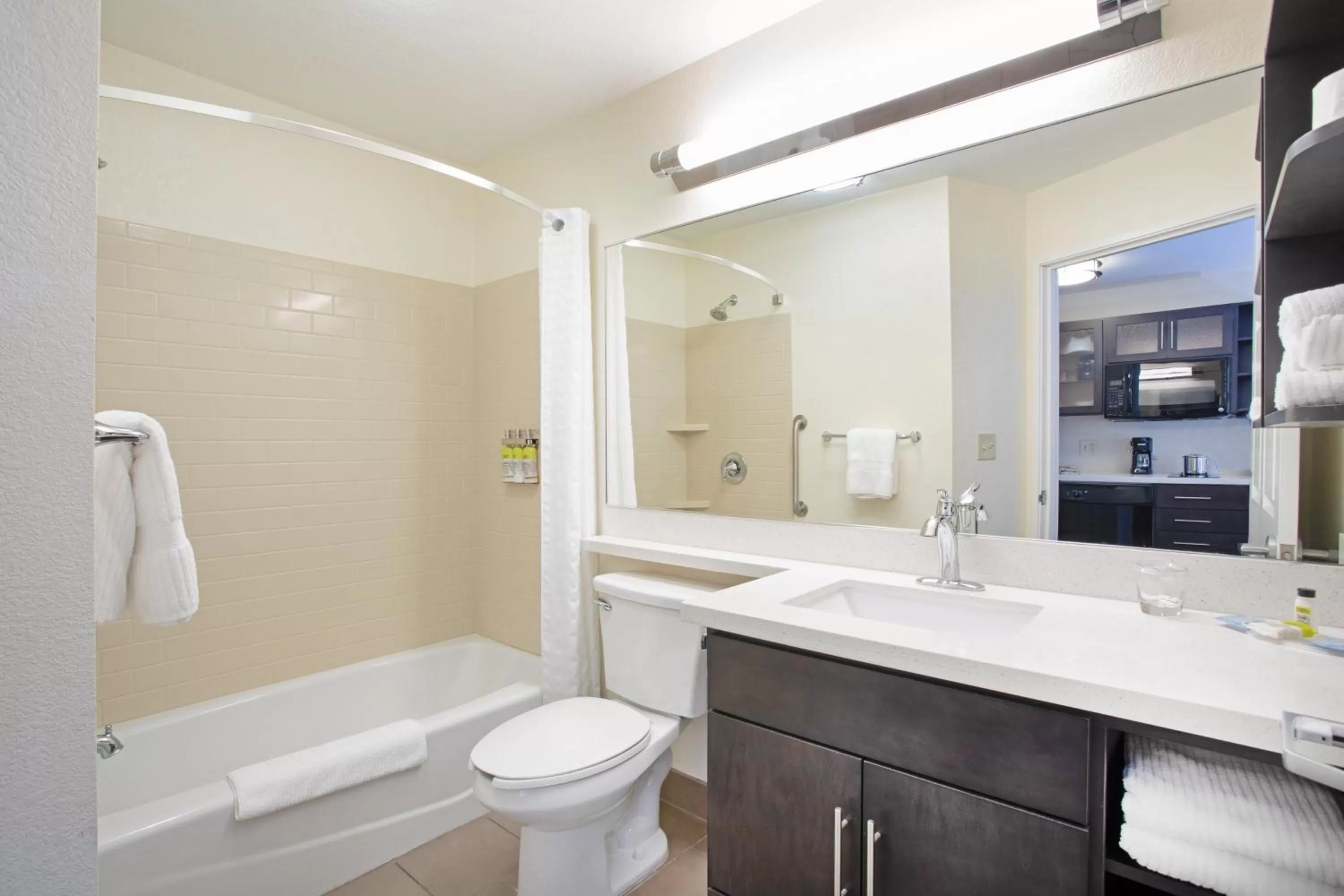 Bathroom in Candlewood Suites Manhattan by IHG