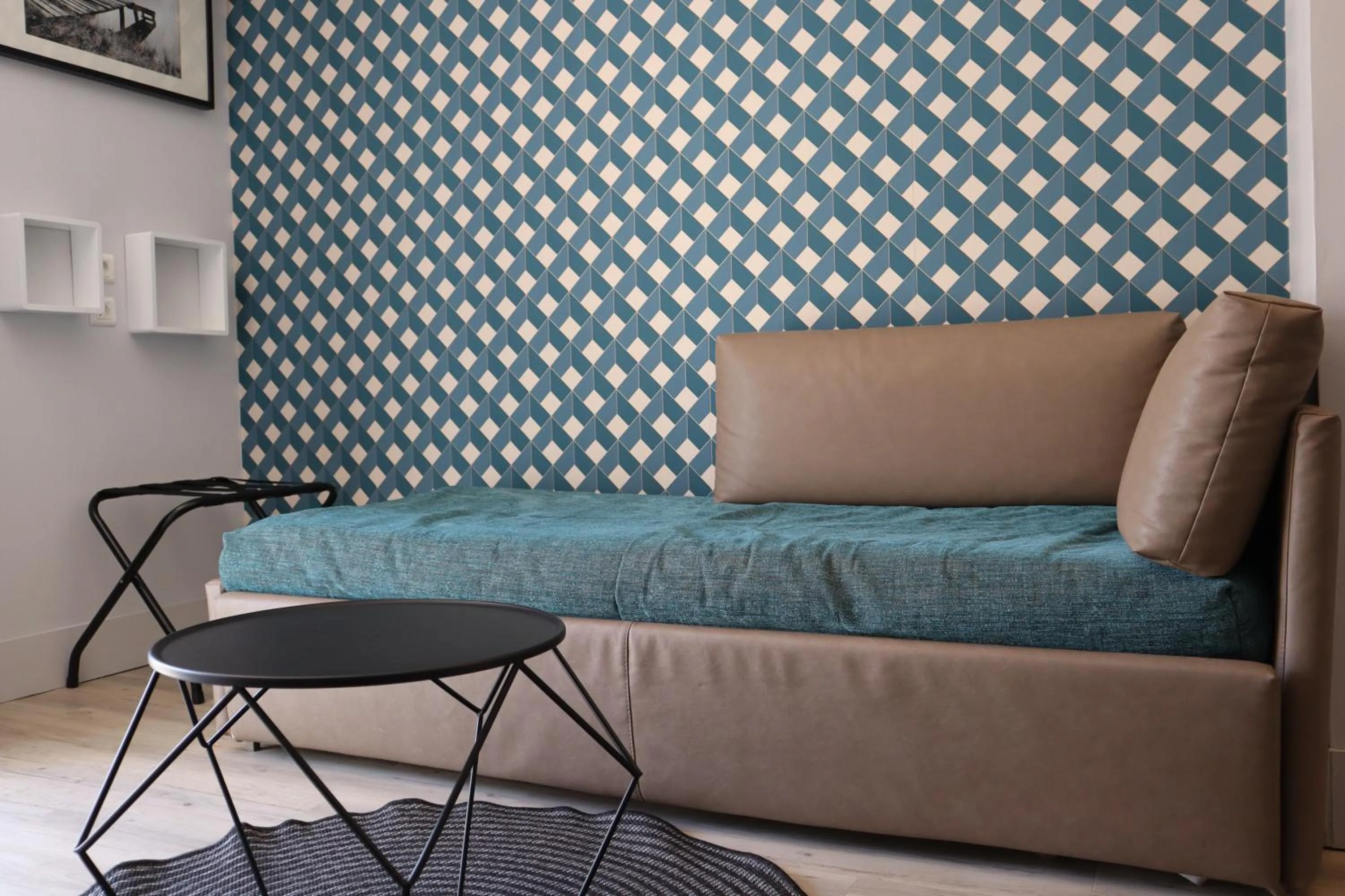 Bed in Hôtel Florida