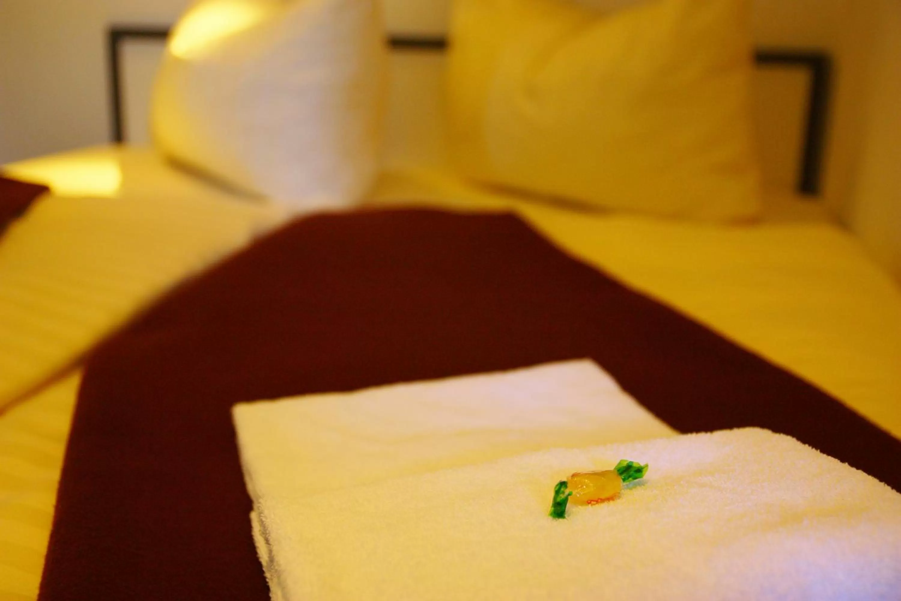 Decorative detail, Bed in Hotel am Schloss