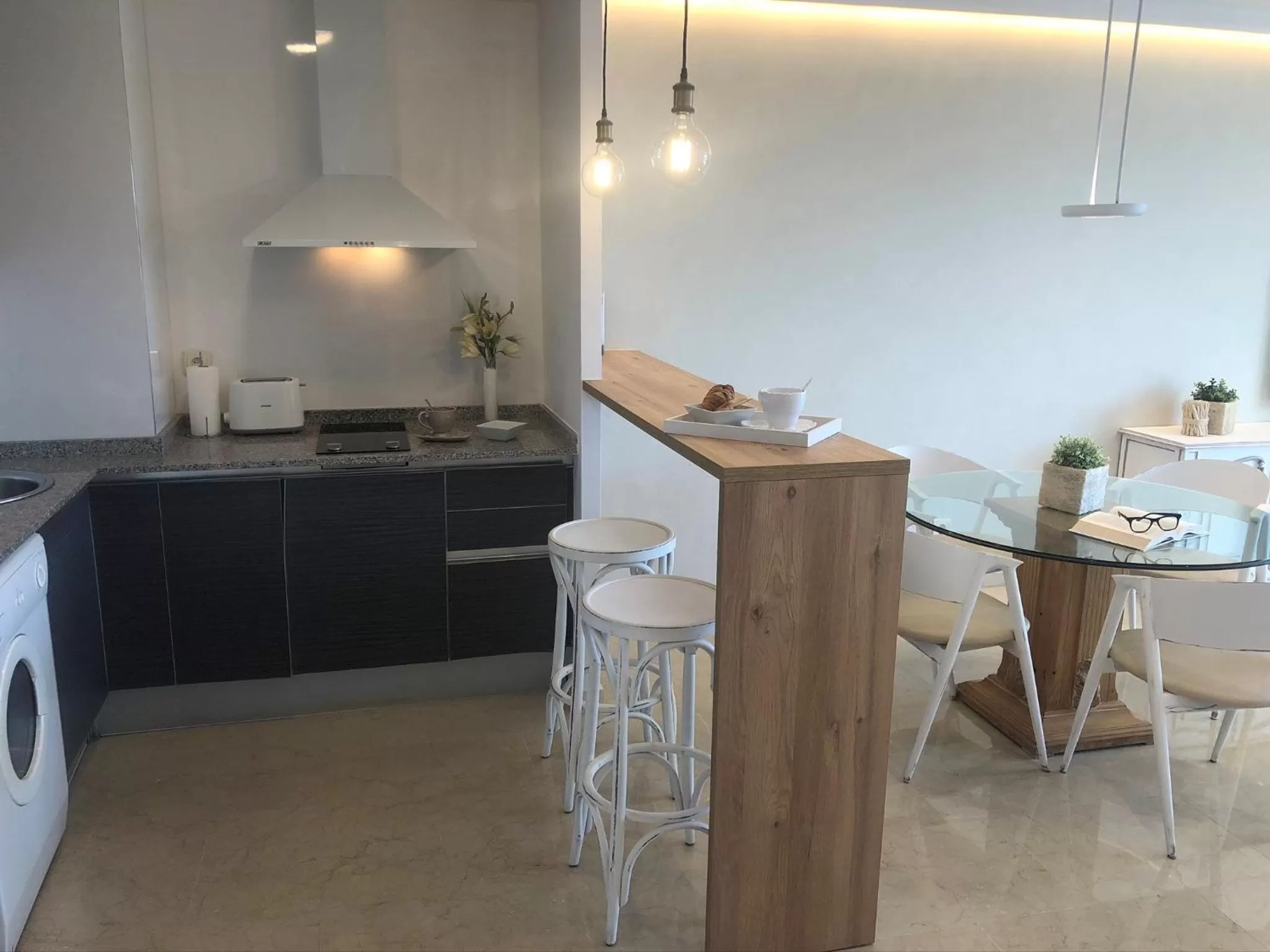 Kitchen or kitchenette in Mediterraneo Sitges