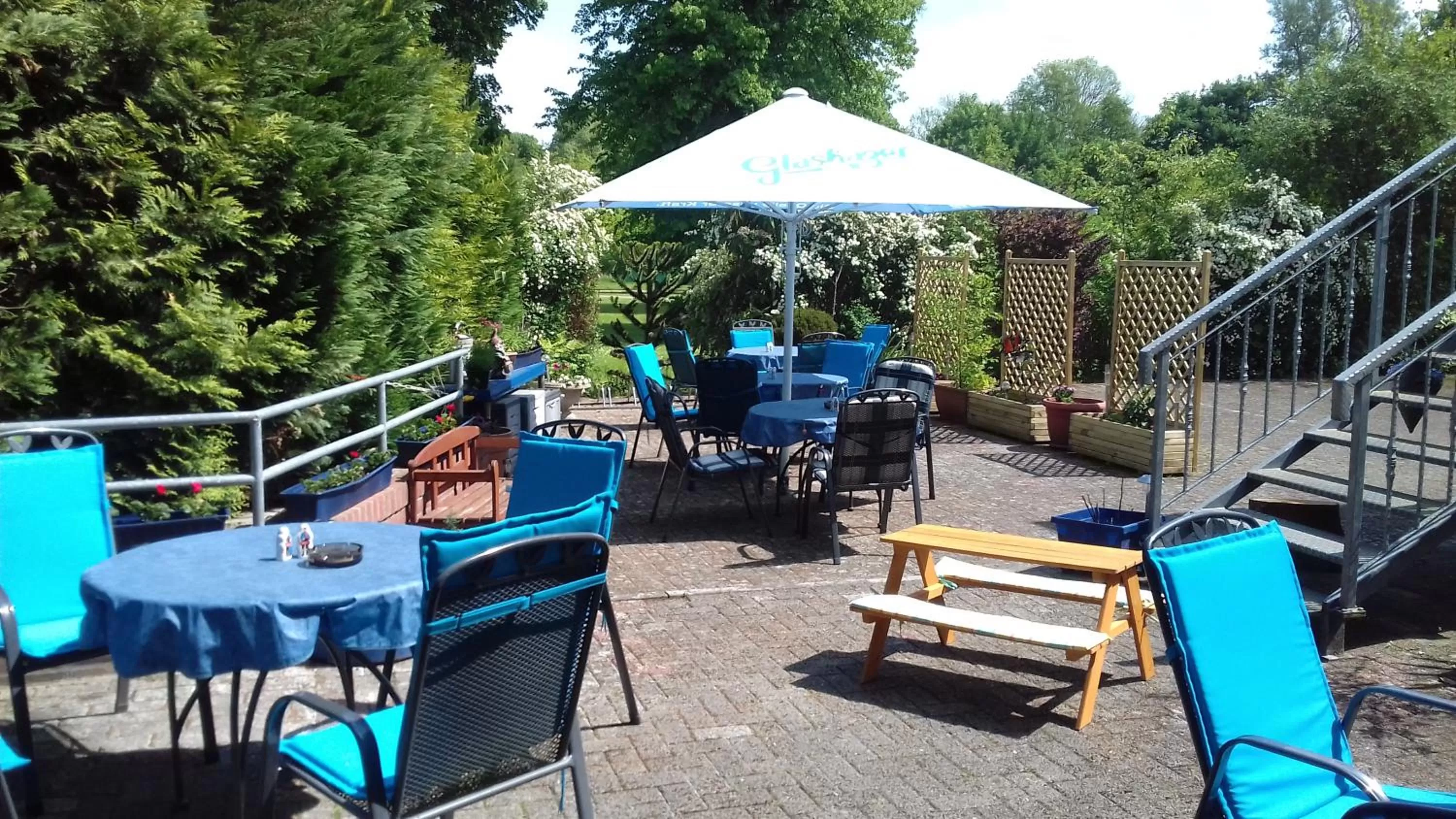 Patio in Hotel am Wariner See