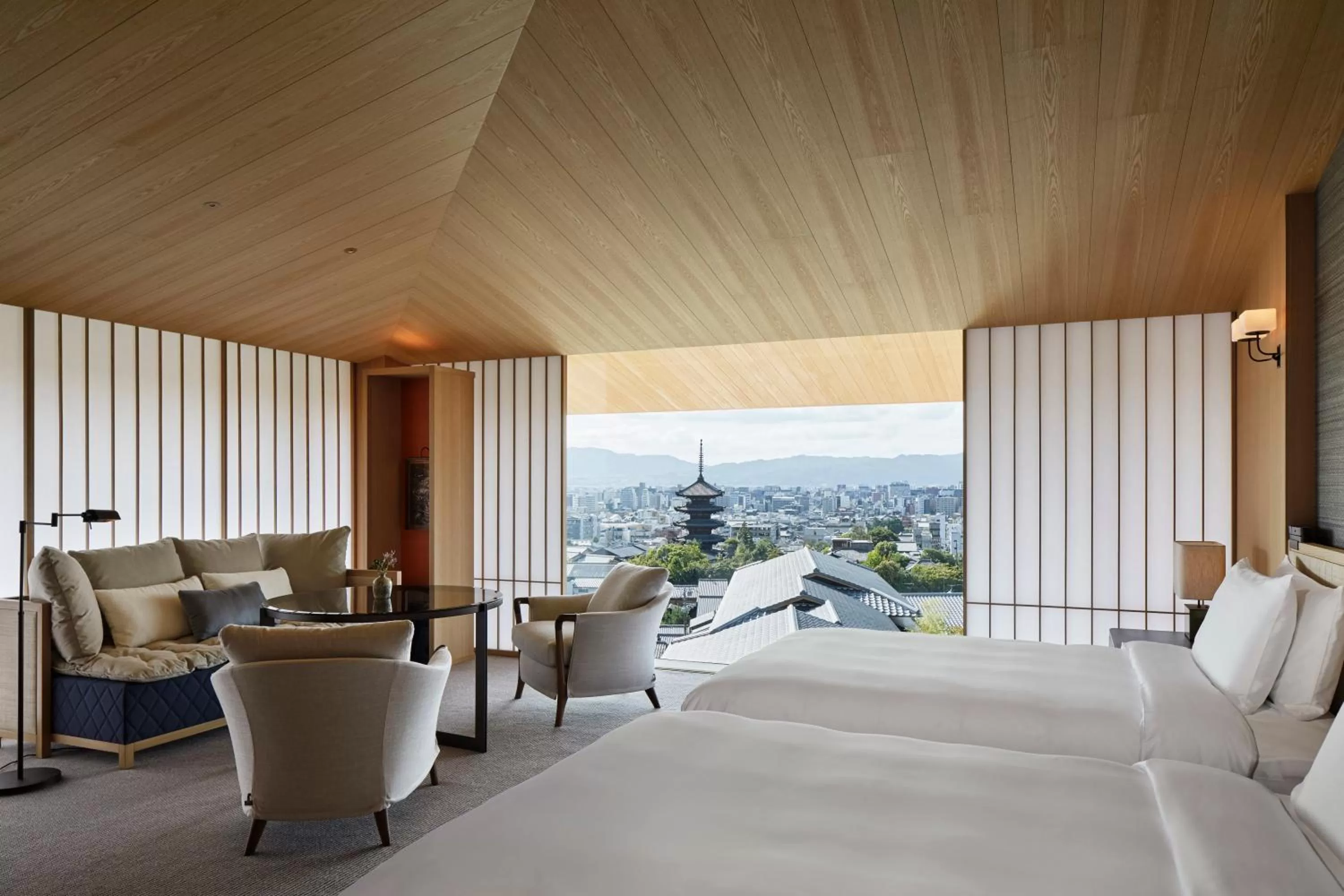 Bedroom in Park Hyatt Kyoto