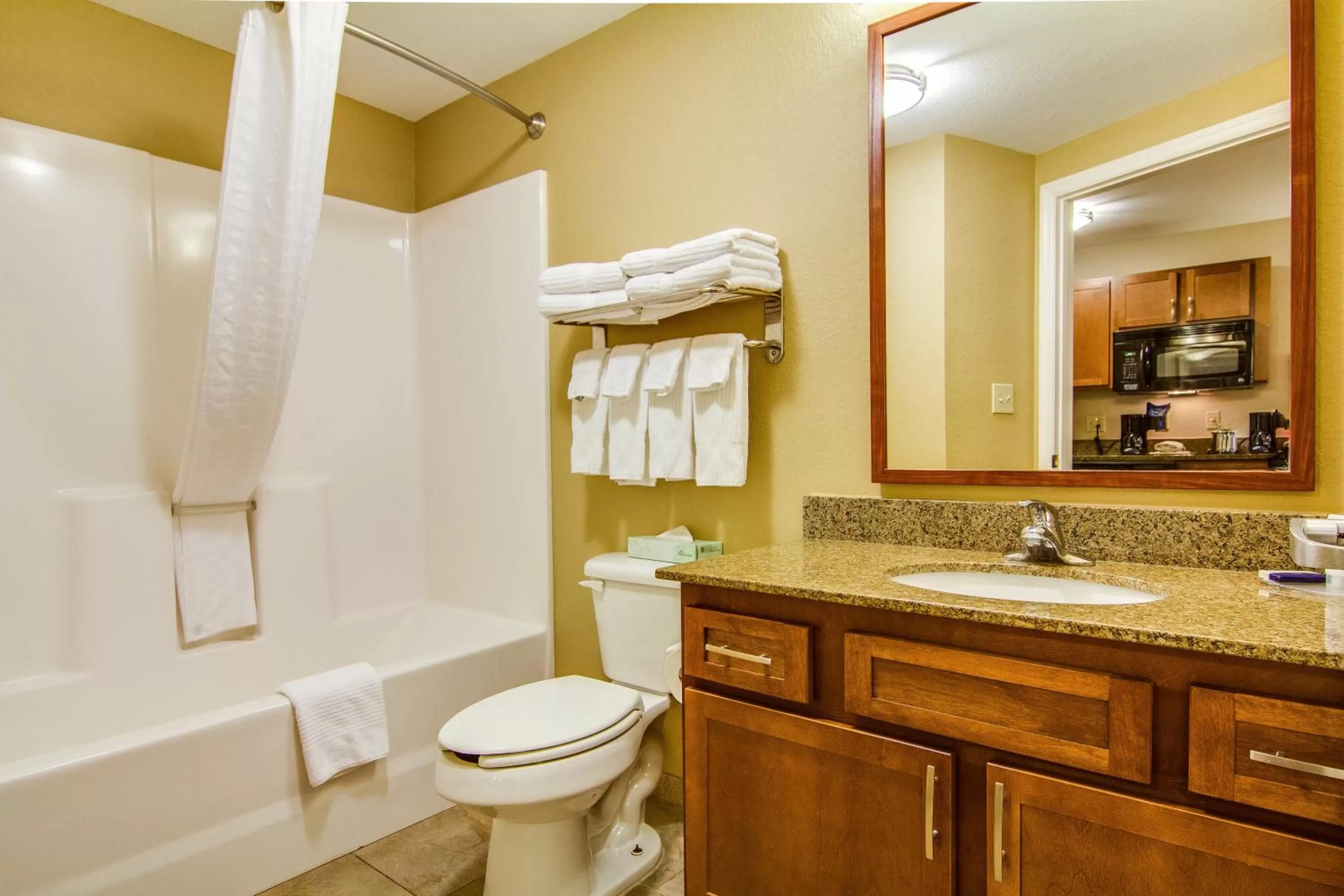Bathroom in Candlewood Suites Jacksonville East Merril Road by IHG