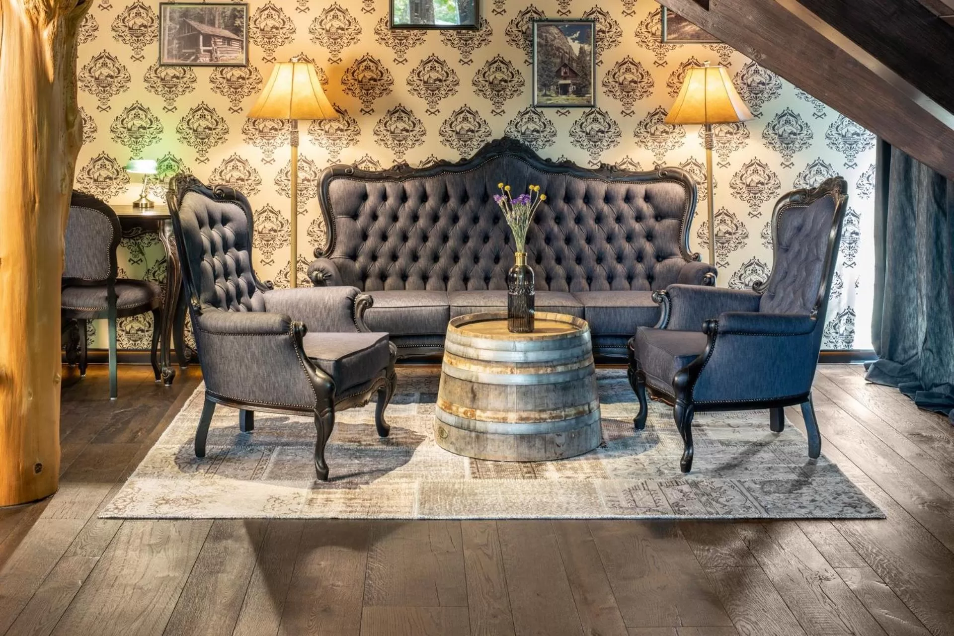 Seating area in Timberjacks Kassel Motel