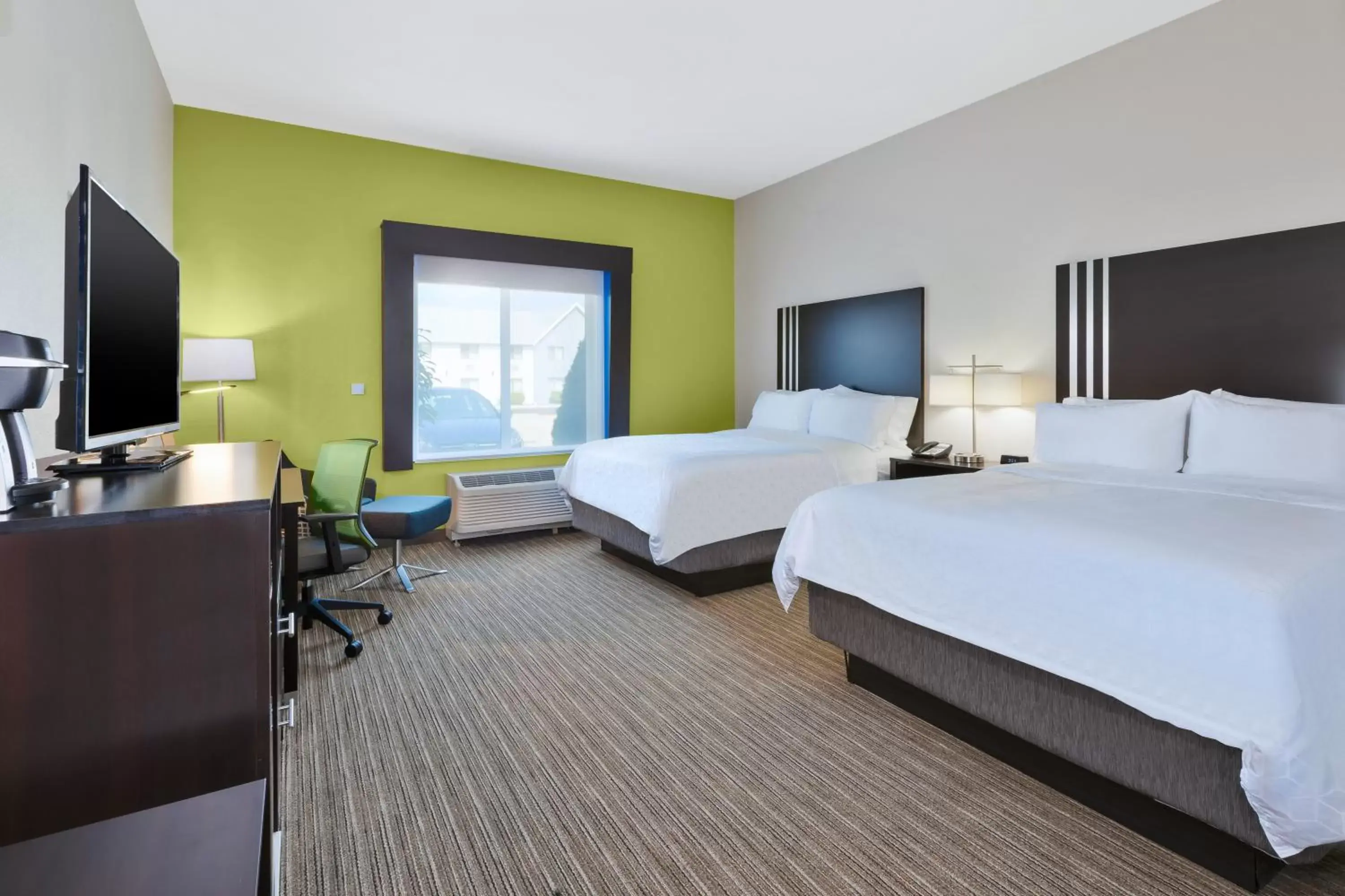 Queen Room with Two Queen Beds Hearing Accessible - Non-Smoking in Holiday Inn Express & Suites - Effingham, an IHG Hotel Queen Room with Two Queen Beds Hearing Accessible - Non-Smoking in Holiday Inn Express & Suites - Effingham, an IHG Hotel