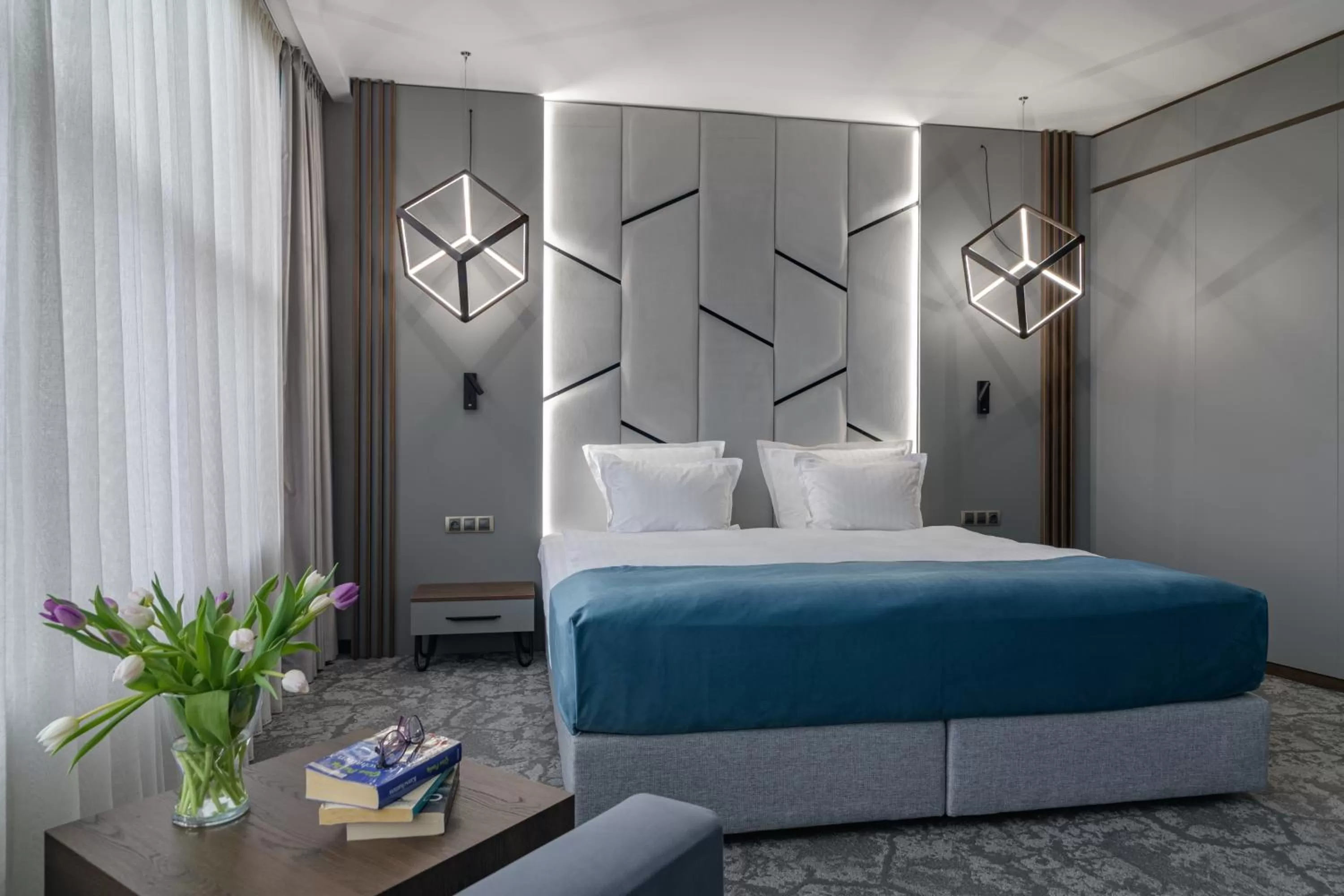 Bed in Rosslyn Dimyat Hotel Varna