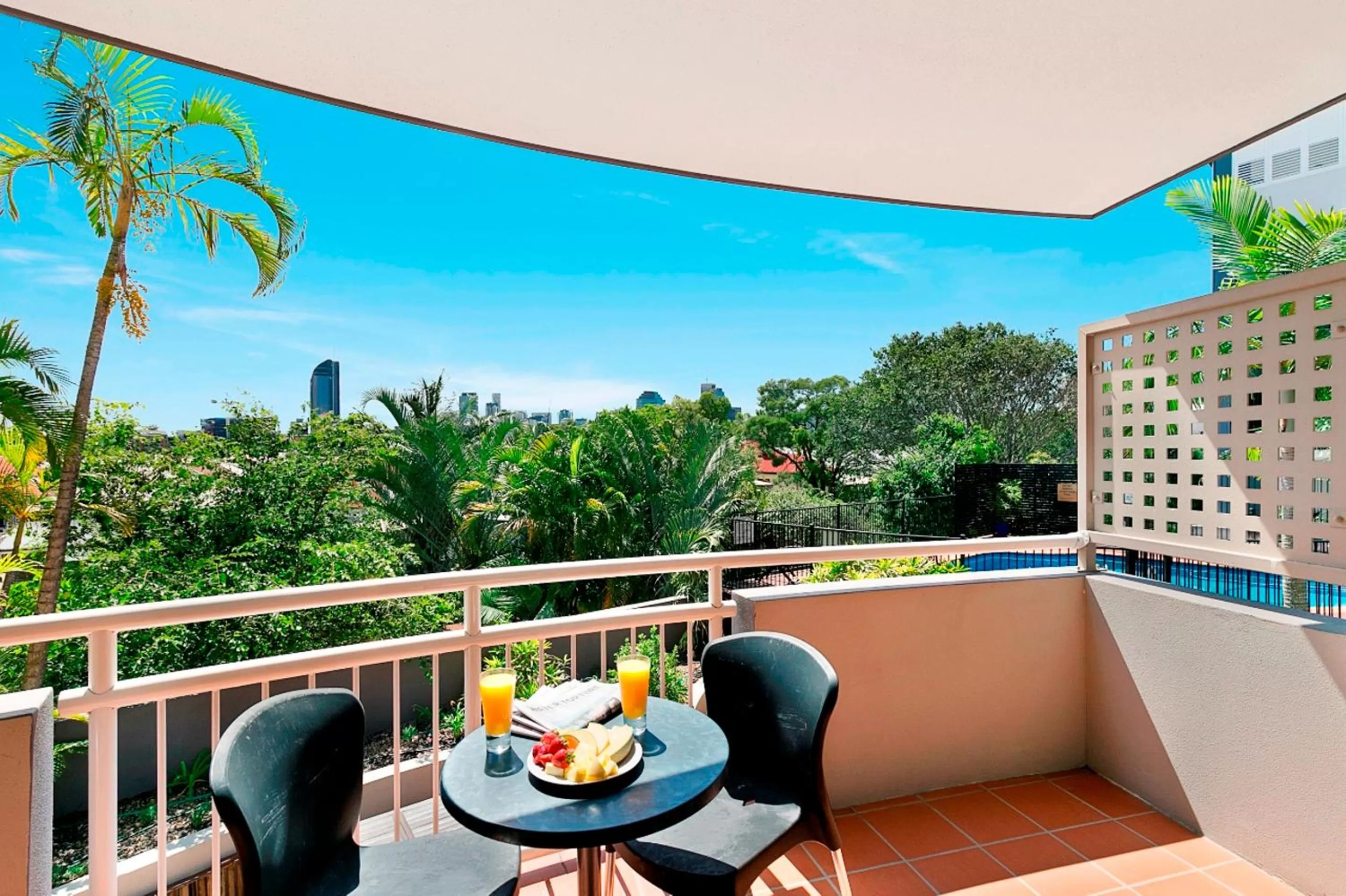 Balcony/Terrace in The Wellington Apartment Hotel