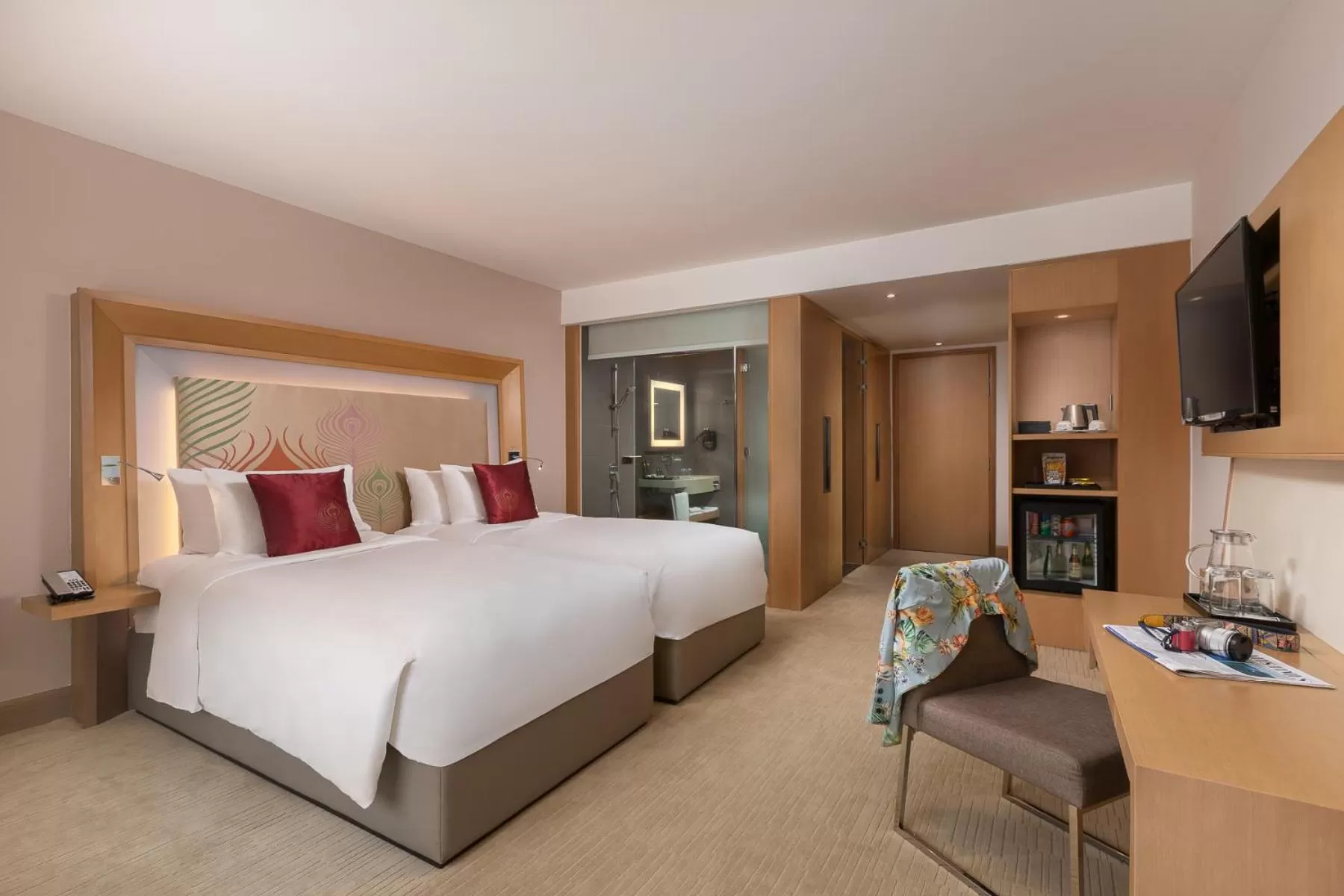 Photo of the whole room, Bed in Novotel Yangon Max