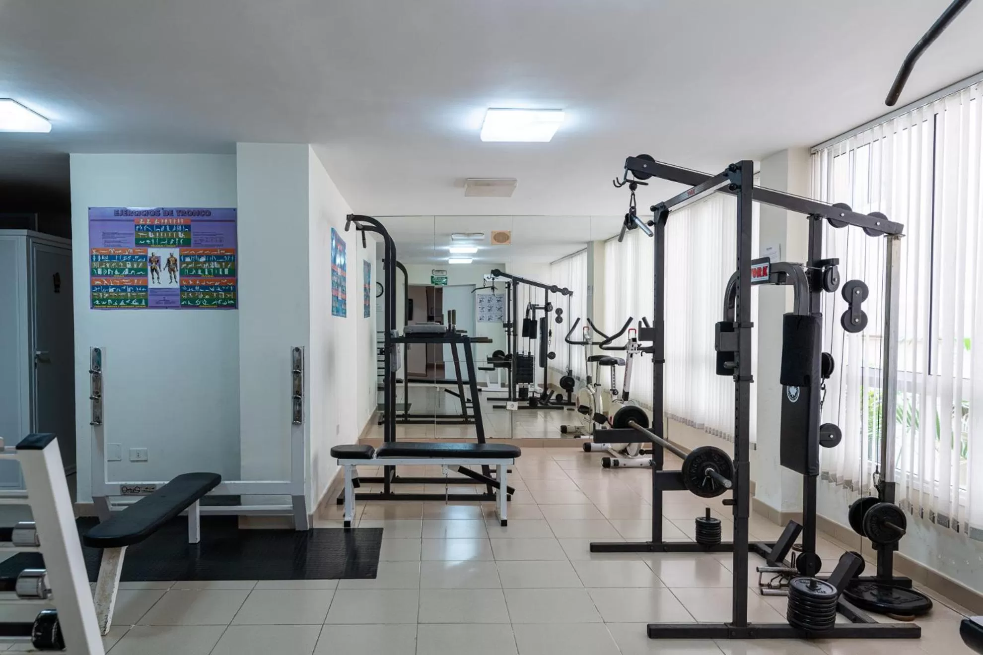 Fitness centre/facilities in Hotel Marte