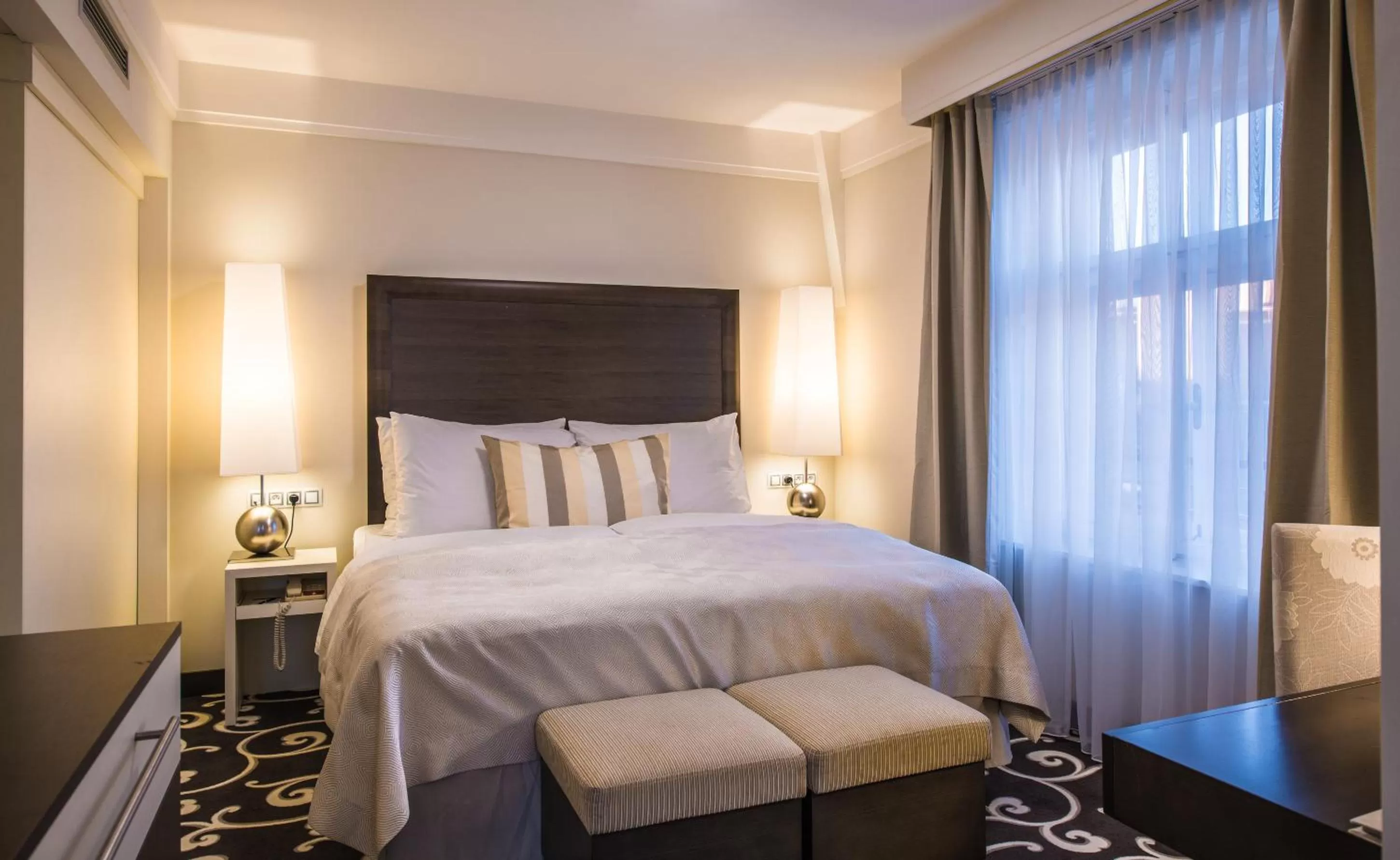 Bed in Grand Hotel Bohemia