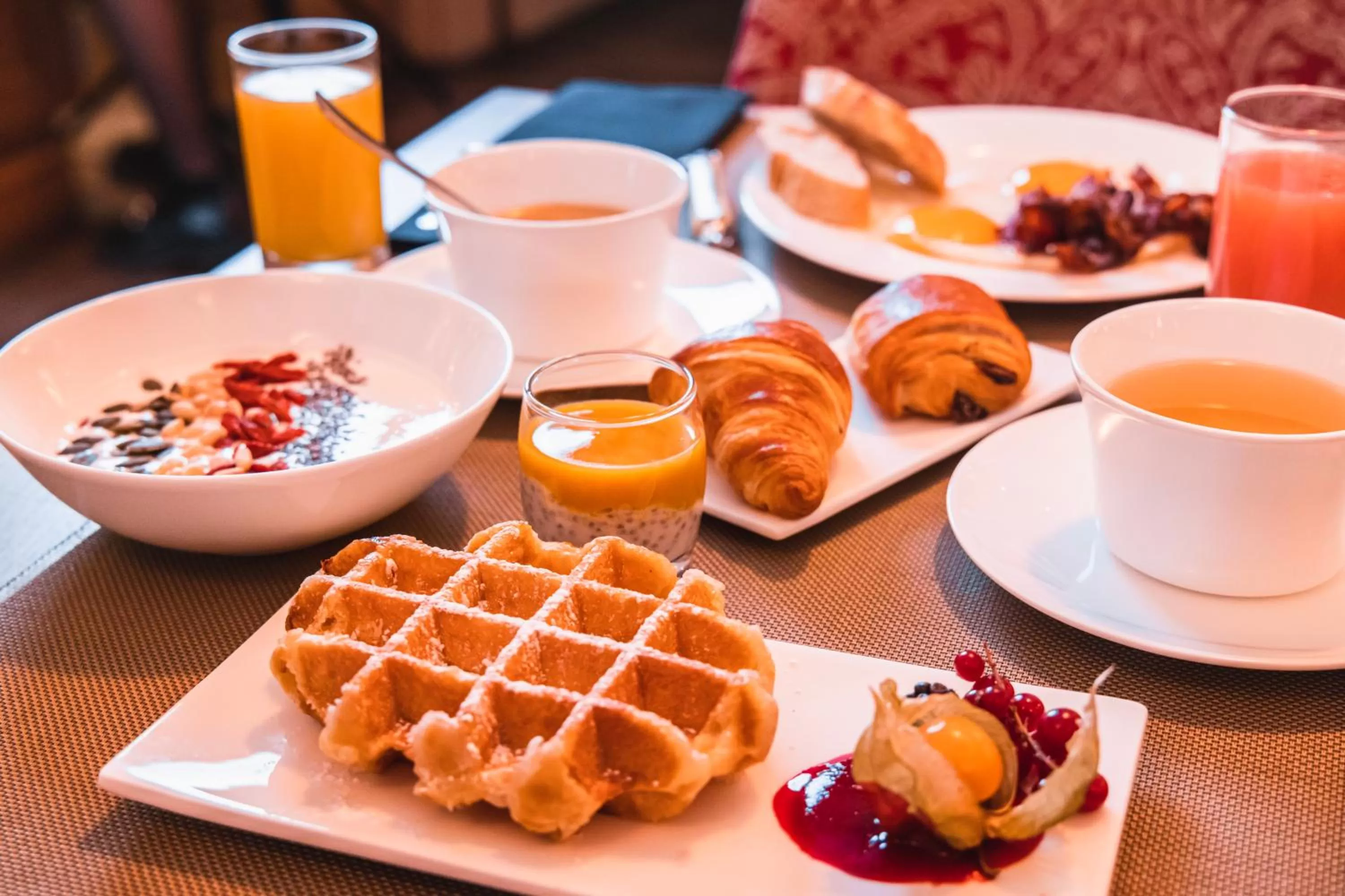 Breakfast in Cour du Corbeau Hotel Strasbourg - MGallery Collection