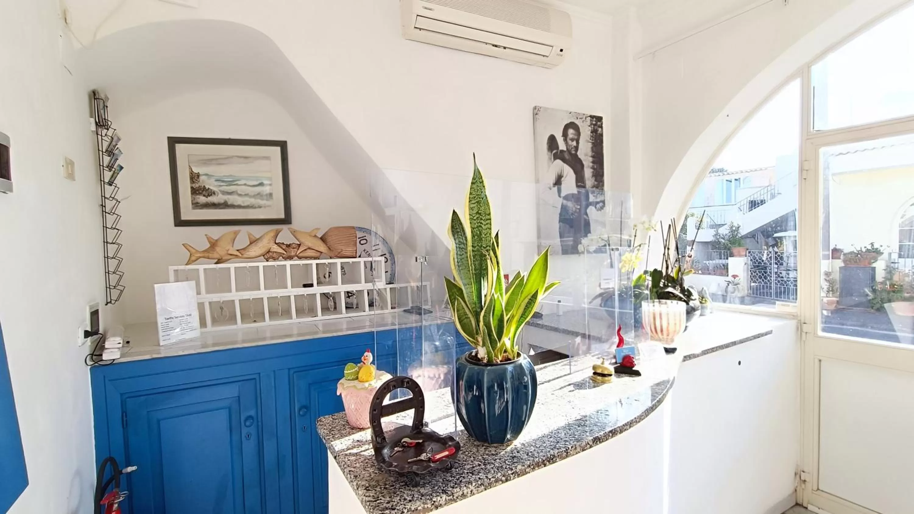 Lobby or reception in Hotel Casa Nicola