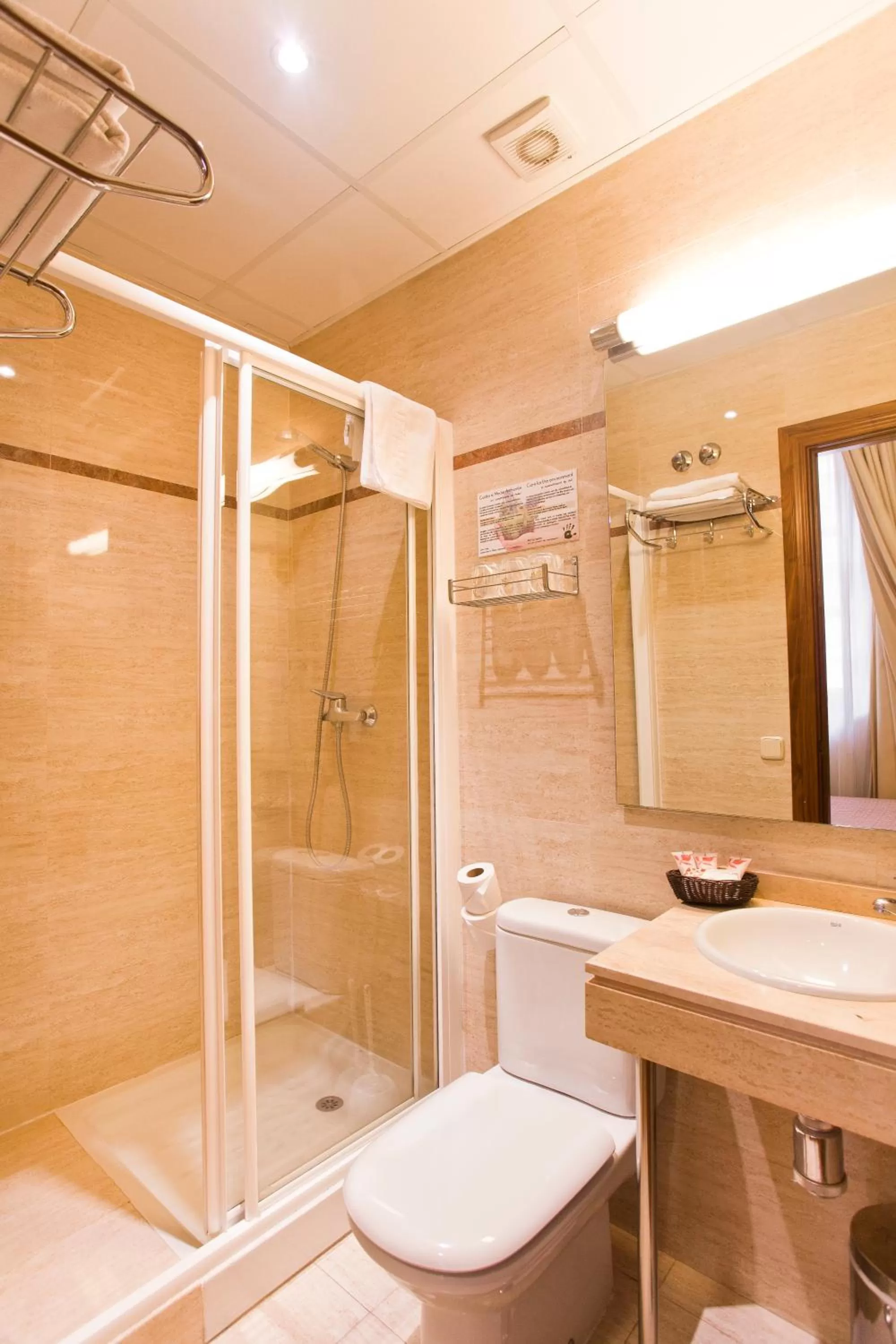 Bathroom in Hotel Granada Centro