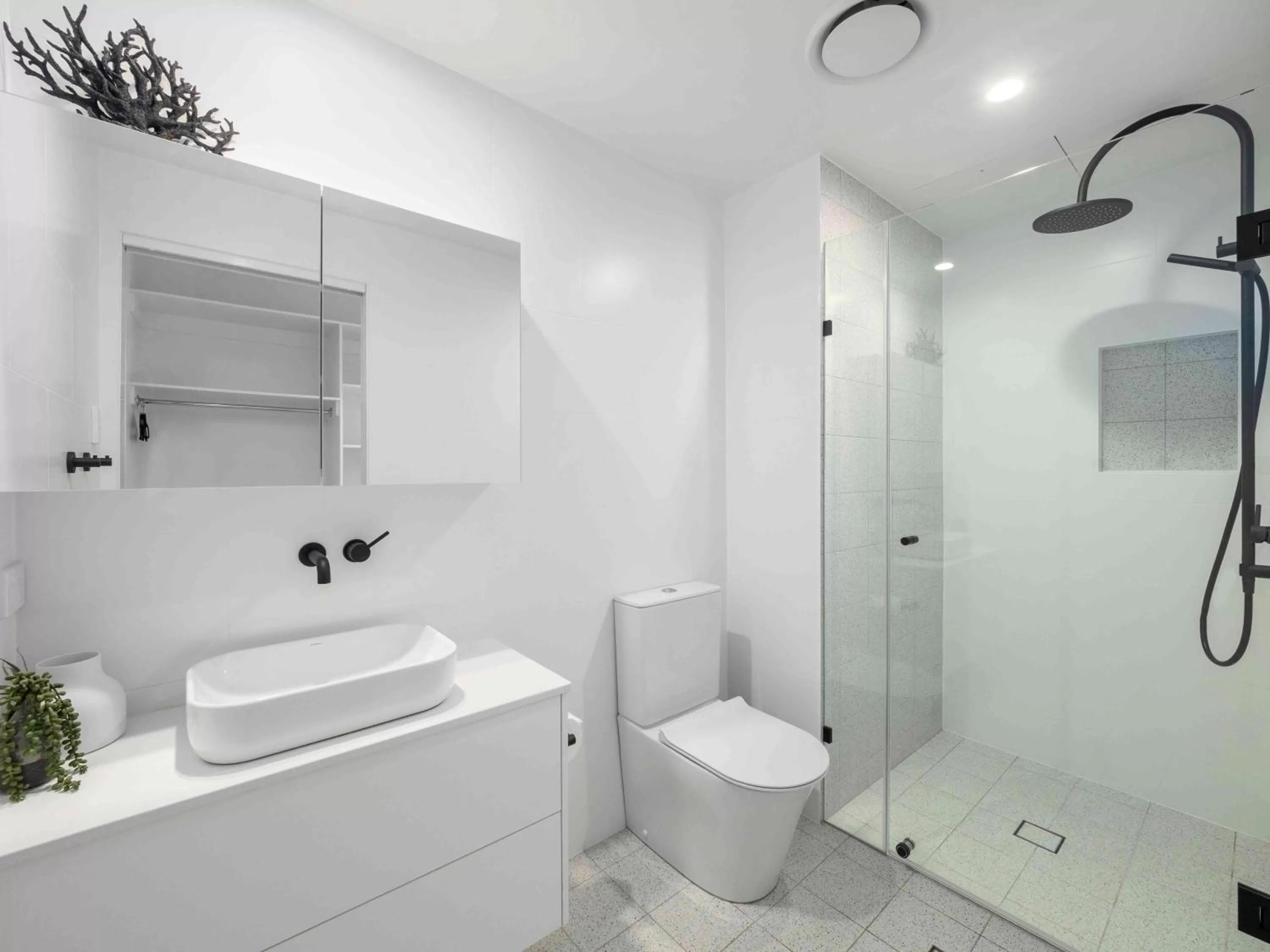 Shower in Pacific Marina Apartments