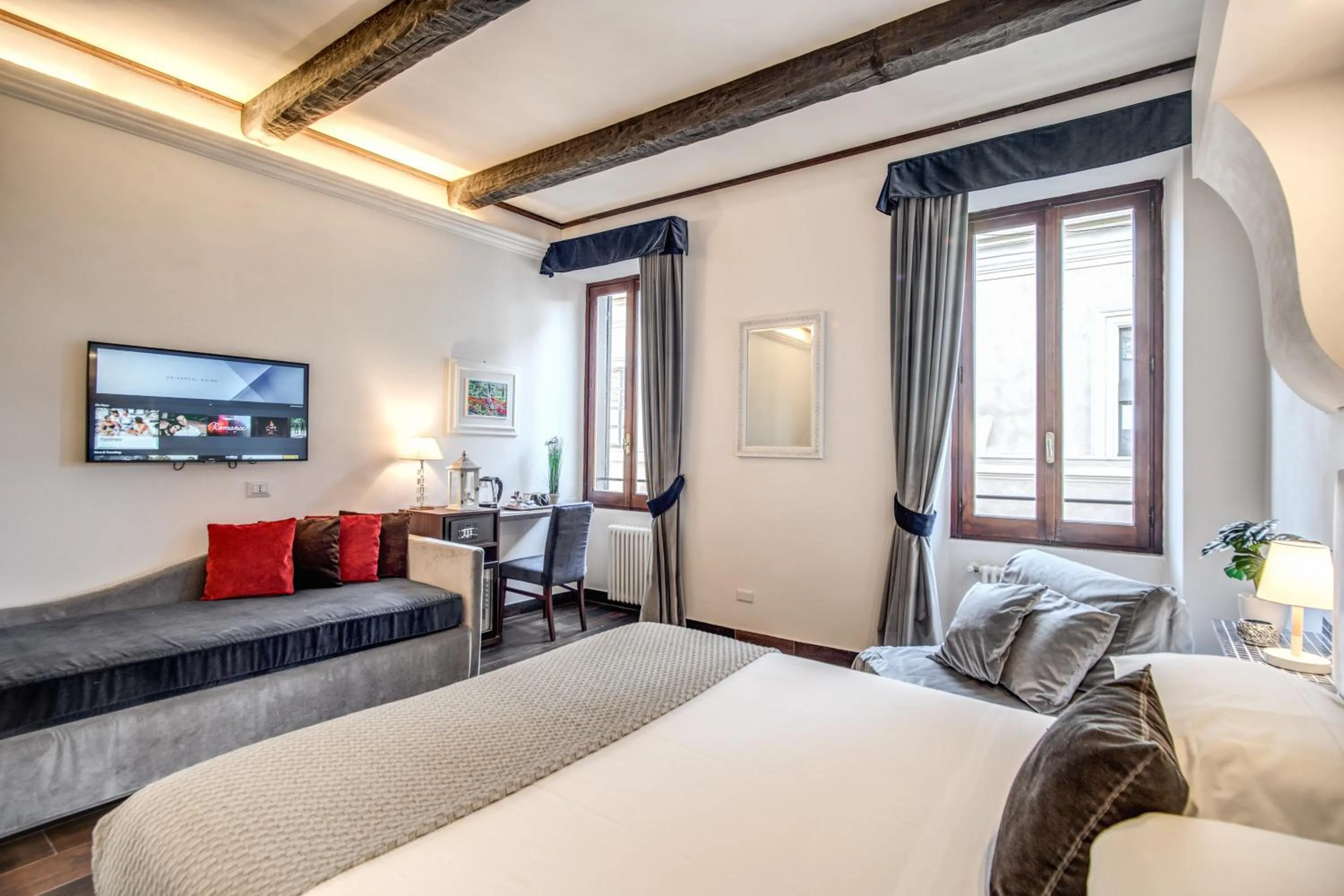 Bed in Piazza di Spagna Comfort Rooms