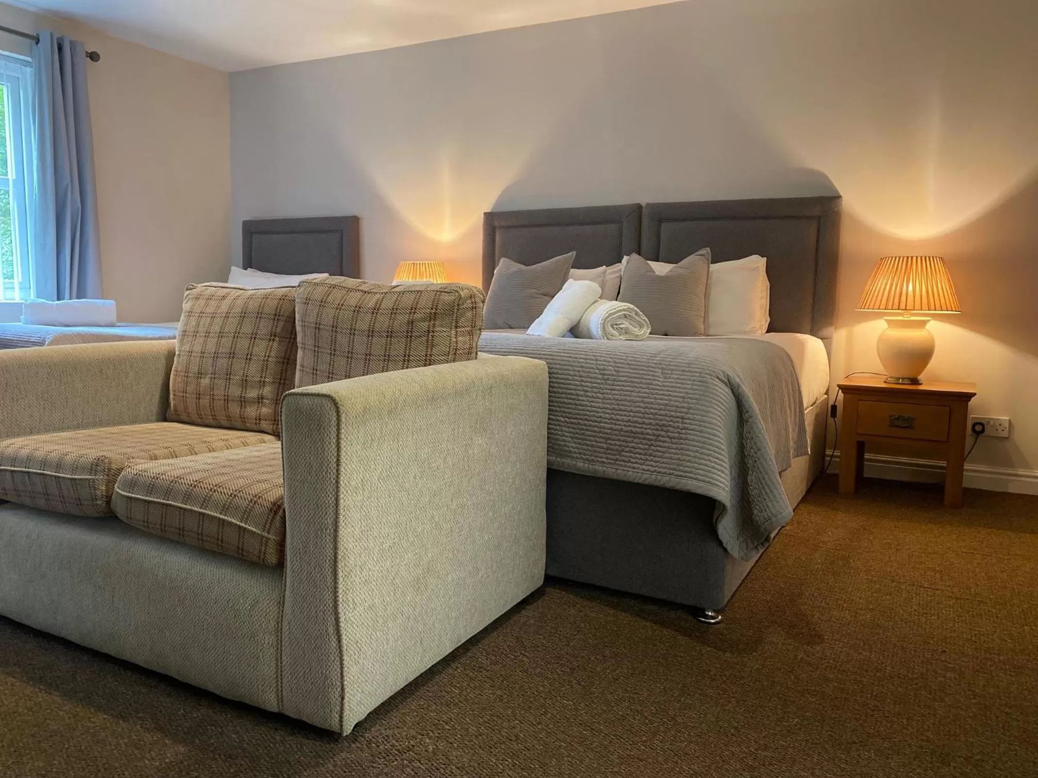 Bed in The Oaks Hotel