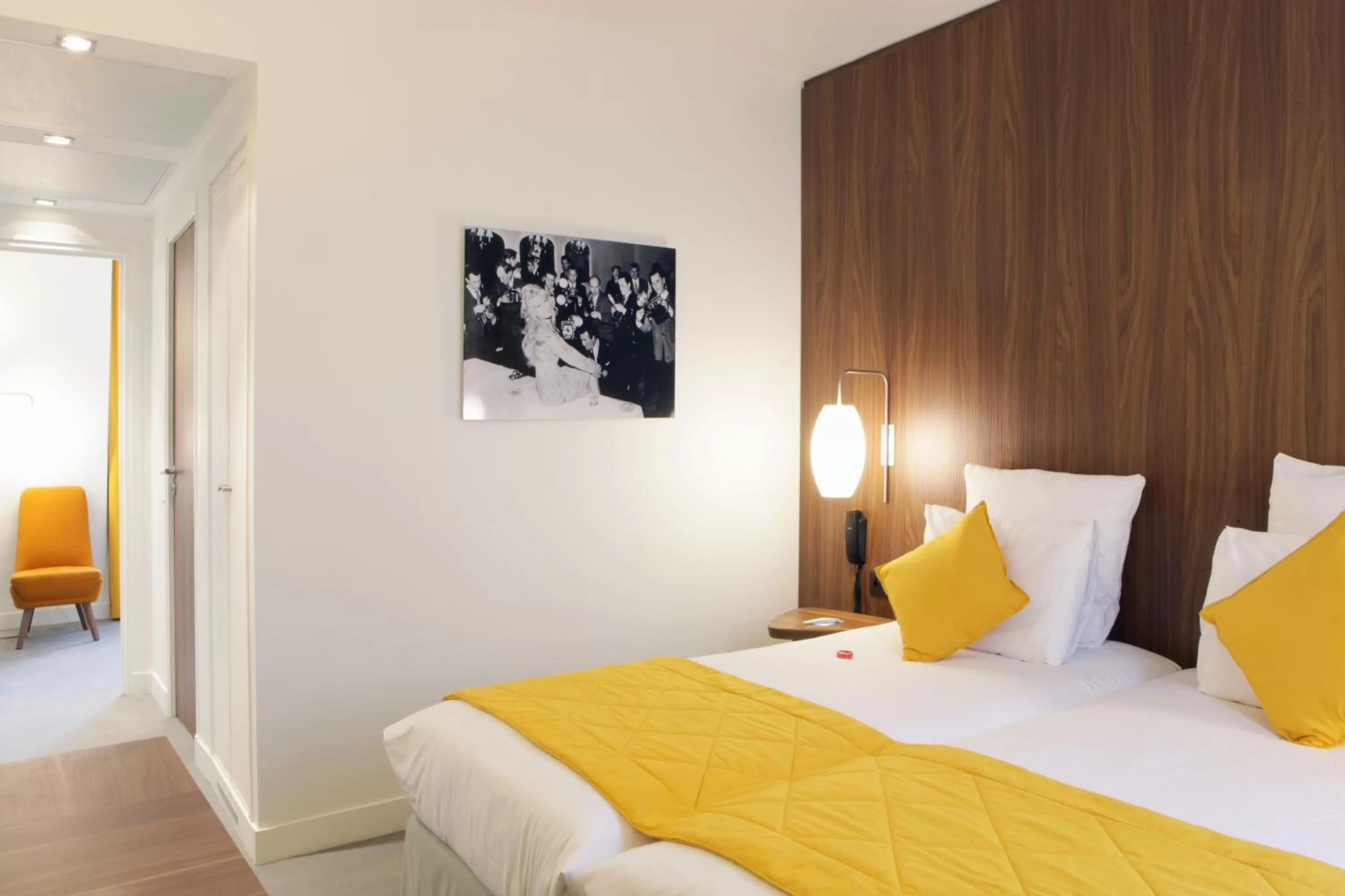 Bedroom, Bed in Best Western Plus 61 Paris Nation Hotel