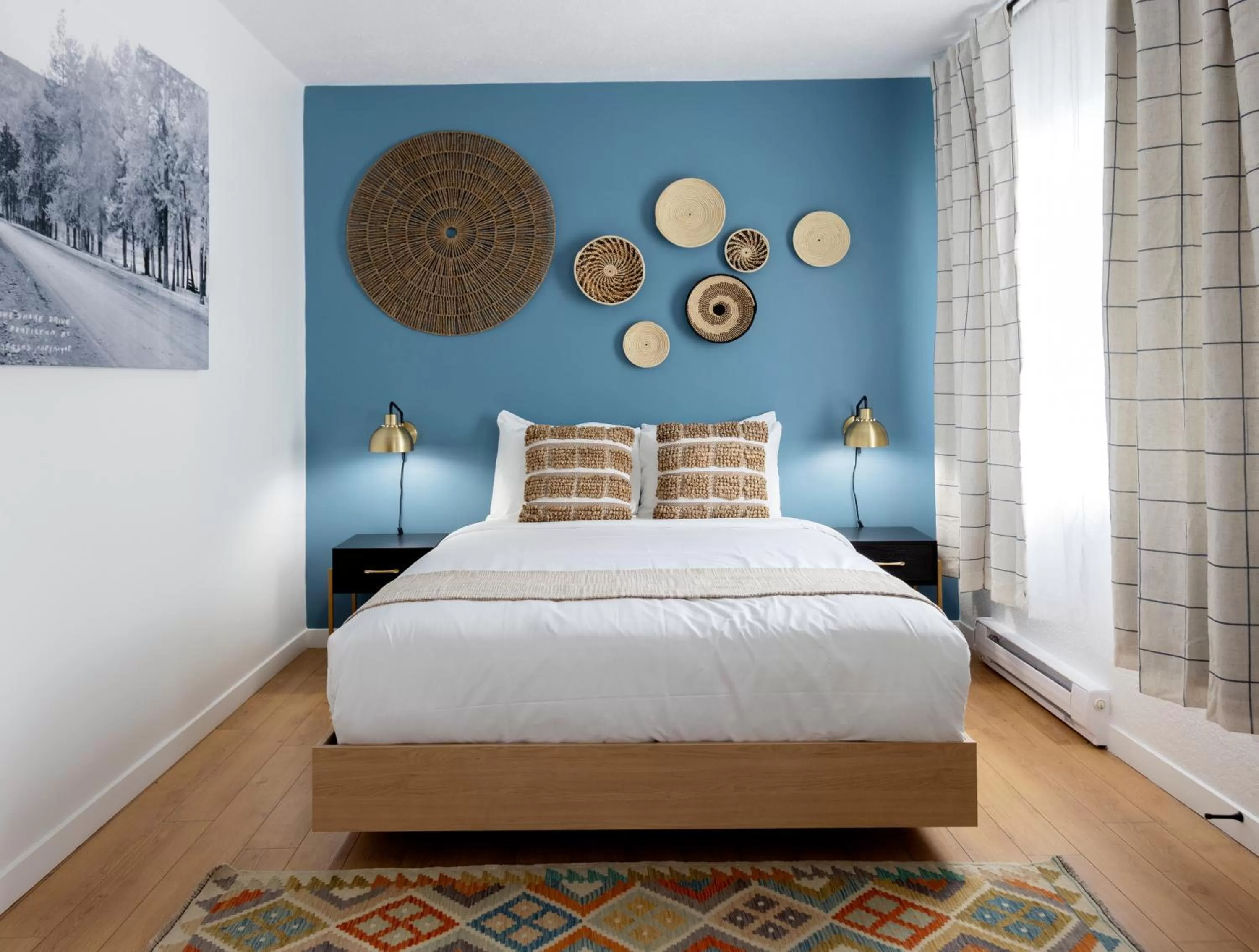 Bed in Kettle Valley Beach Resort