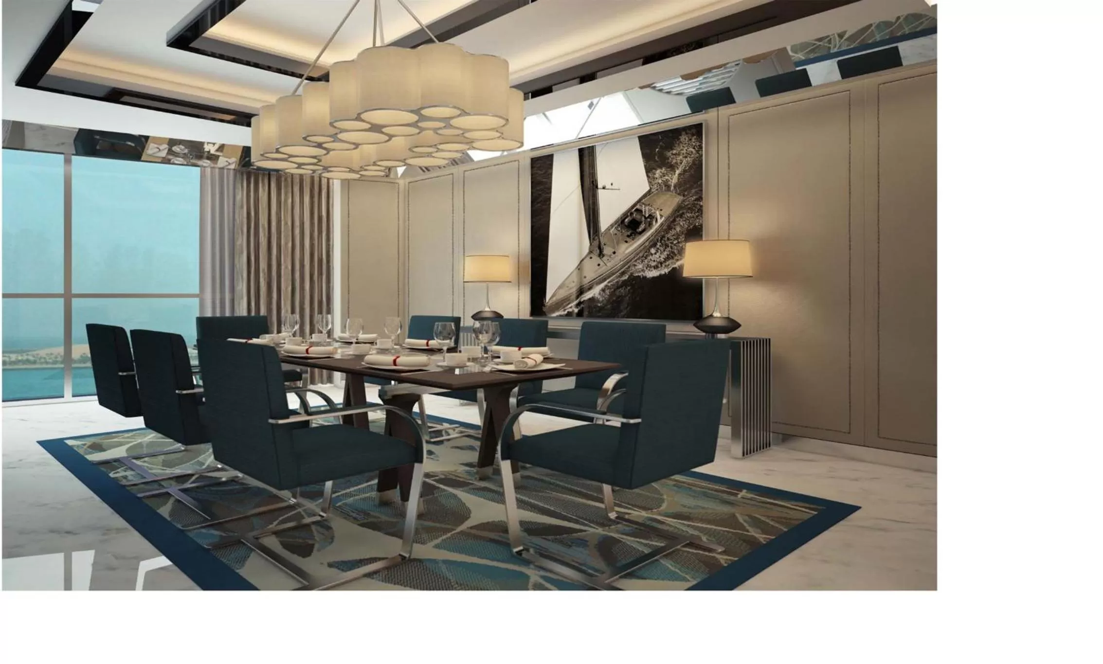 Business facilities in Royal M Hotel Abu Dhabi by Gewan