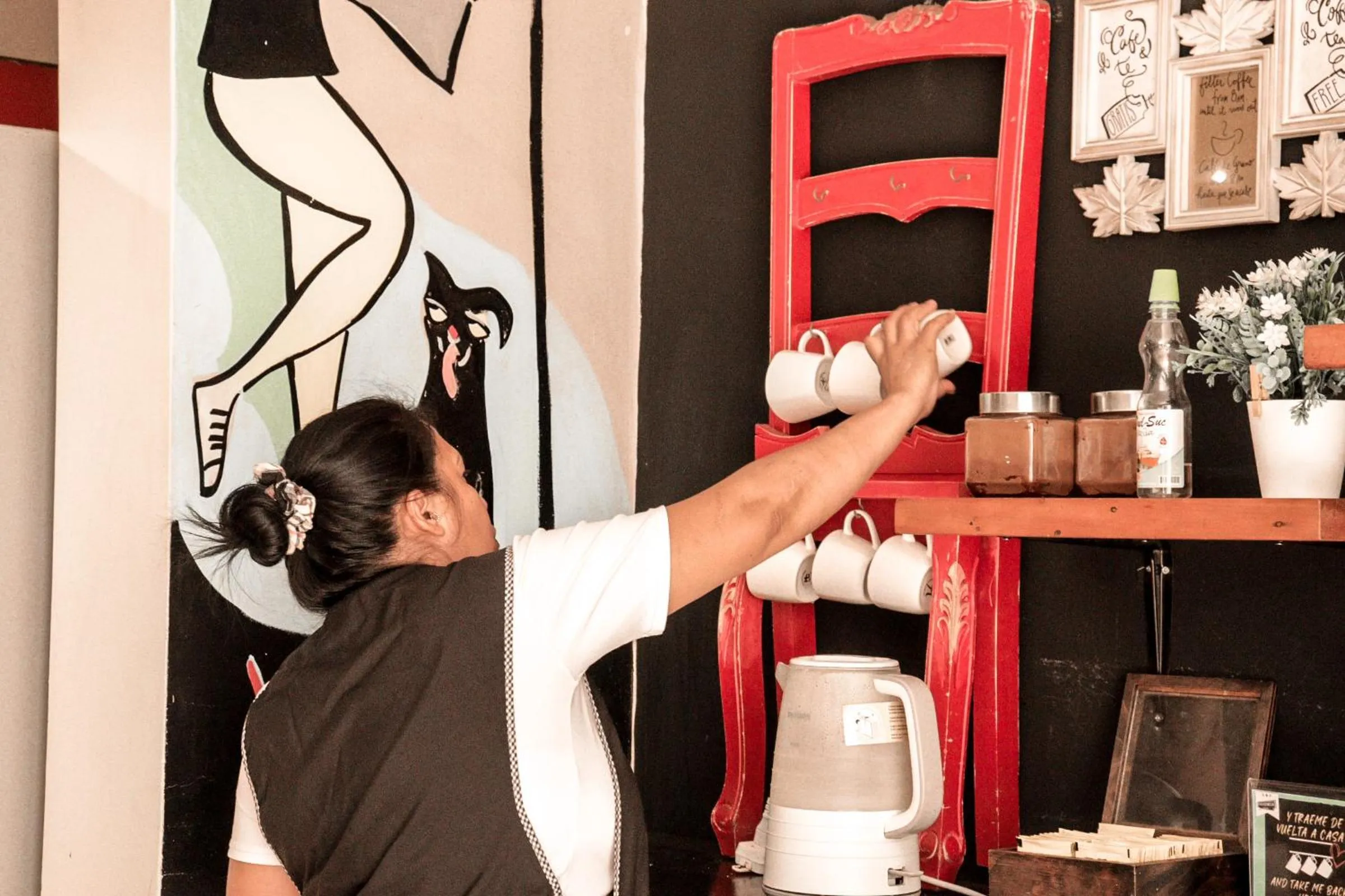 Coffee/tea facilities in Hostal Providencia