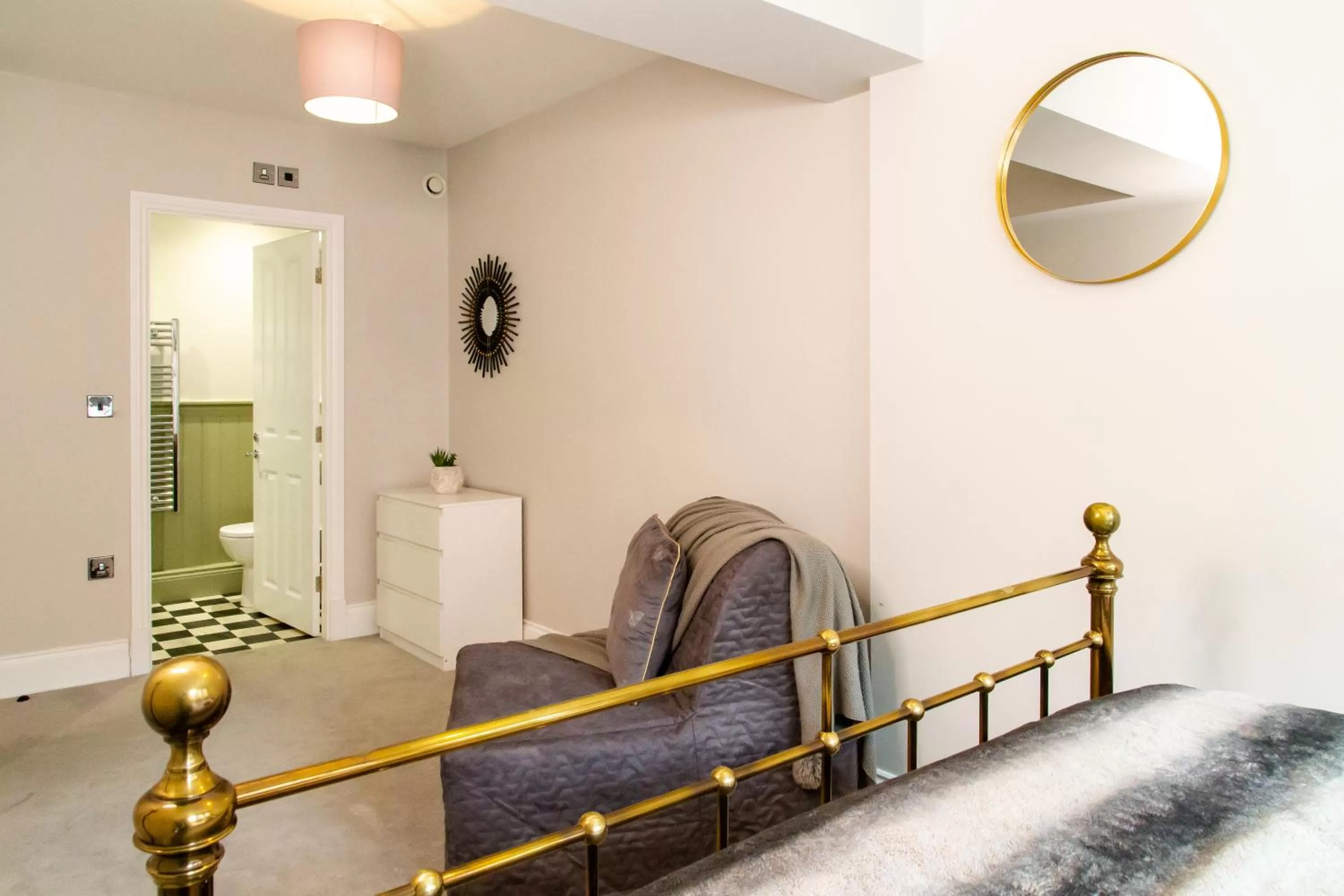 Seating area in Goodramgate Apartments