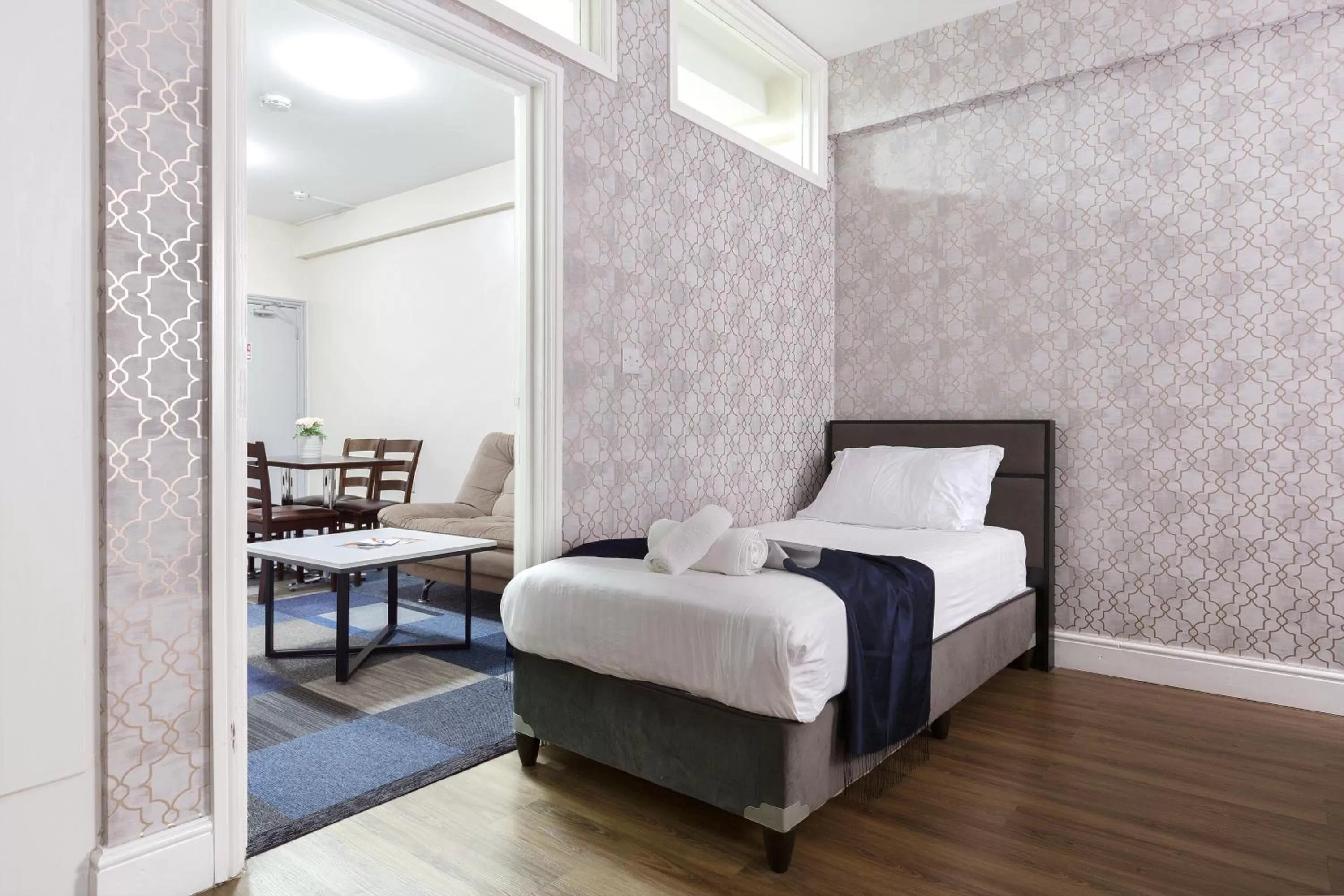 View (from property/room), Bed in Central Hoxton Shoreditch