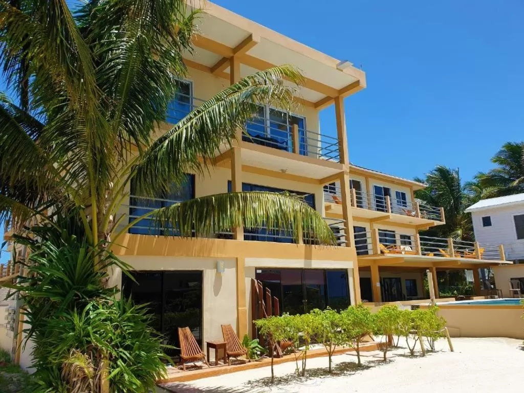 Property Building in Beach Side Condos Caye Caulker by CCVH