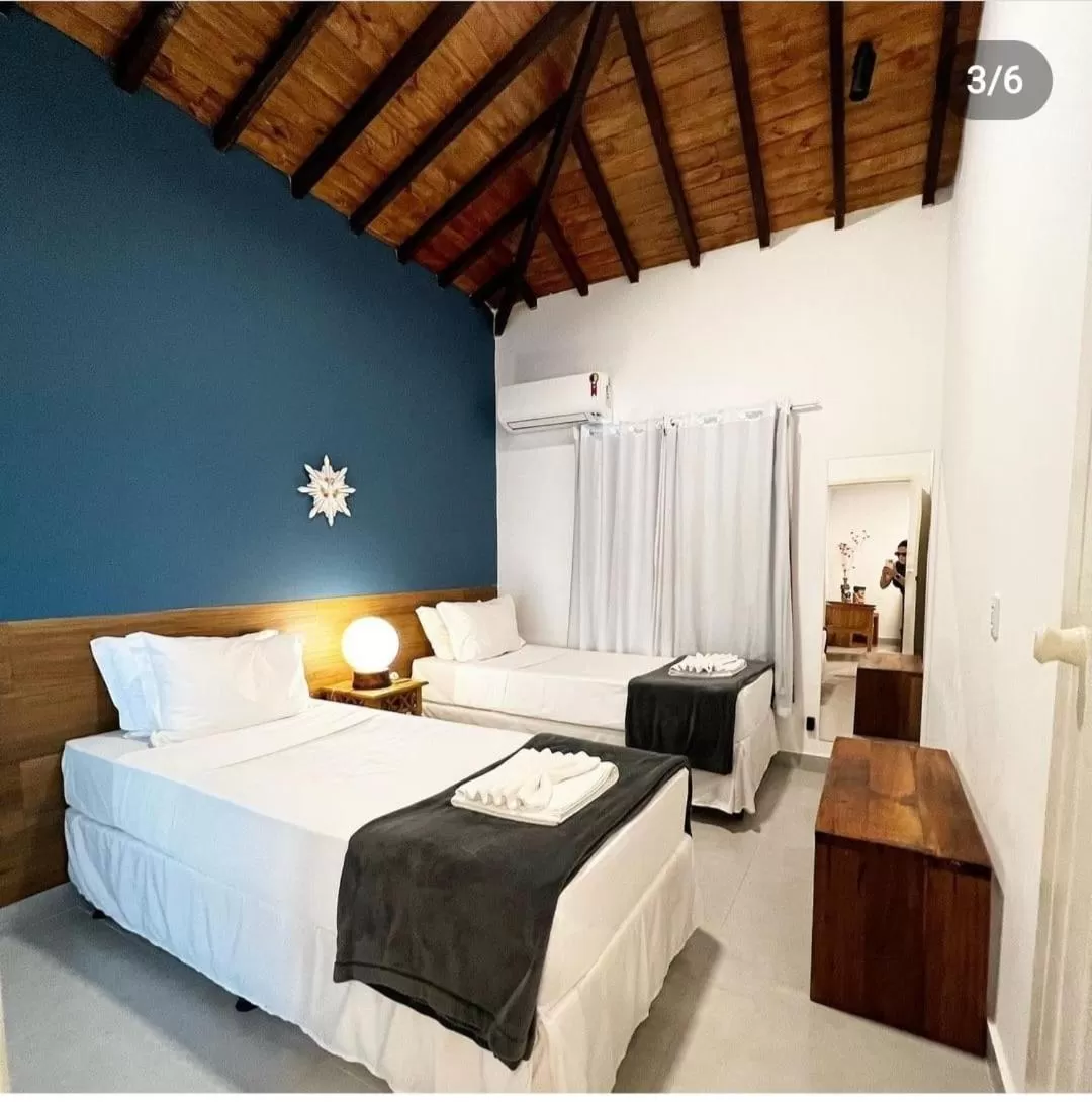 Bedroom, Bed in Angá Beach Hotel