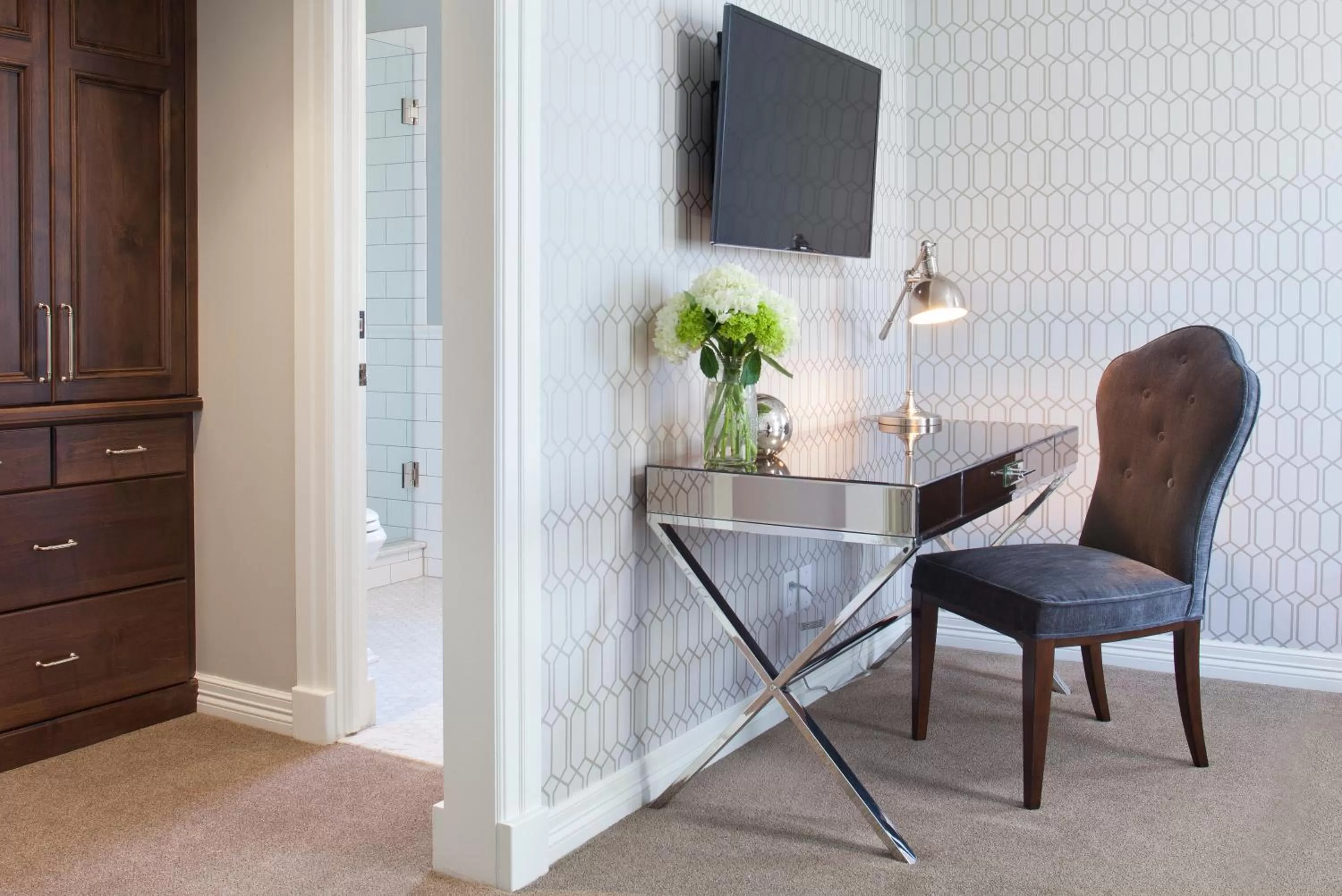 Seating area in Edwards House