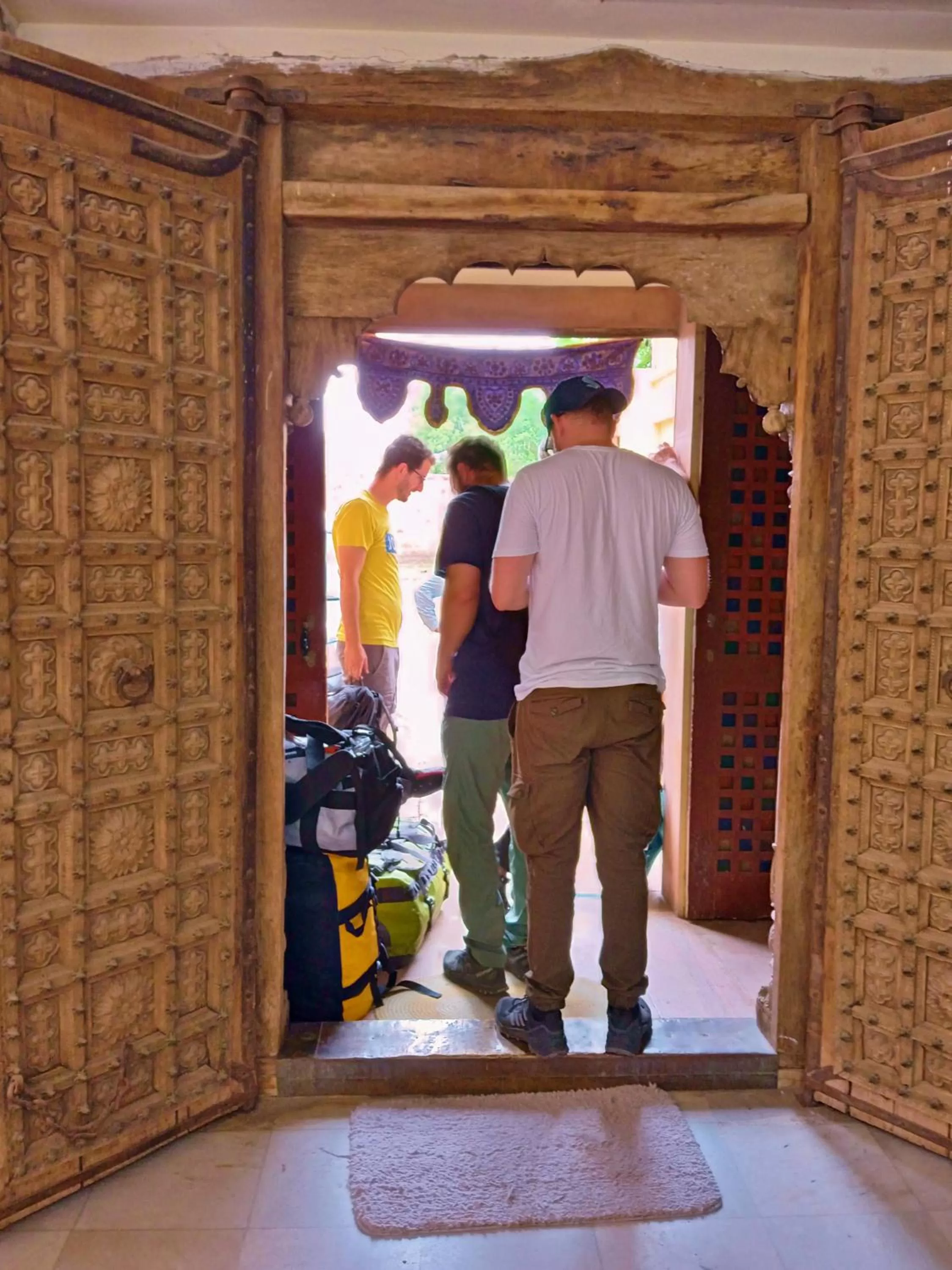 Facade/entrance in Rigmor haveli