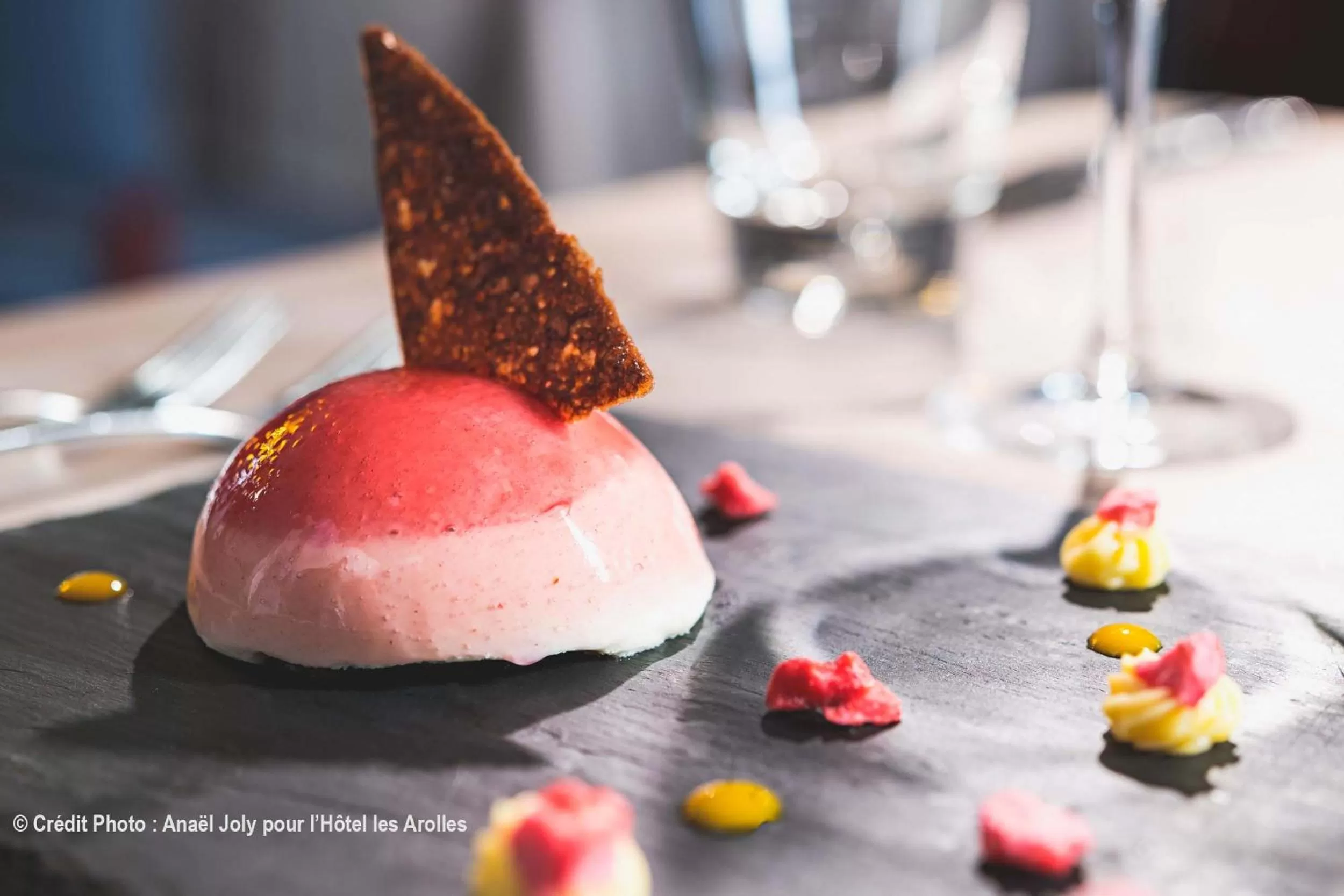 Food close-up in Hotel Les Arolles