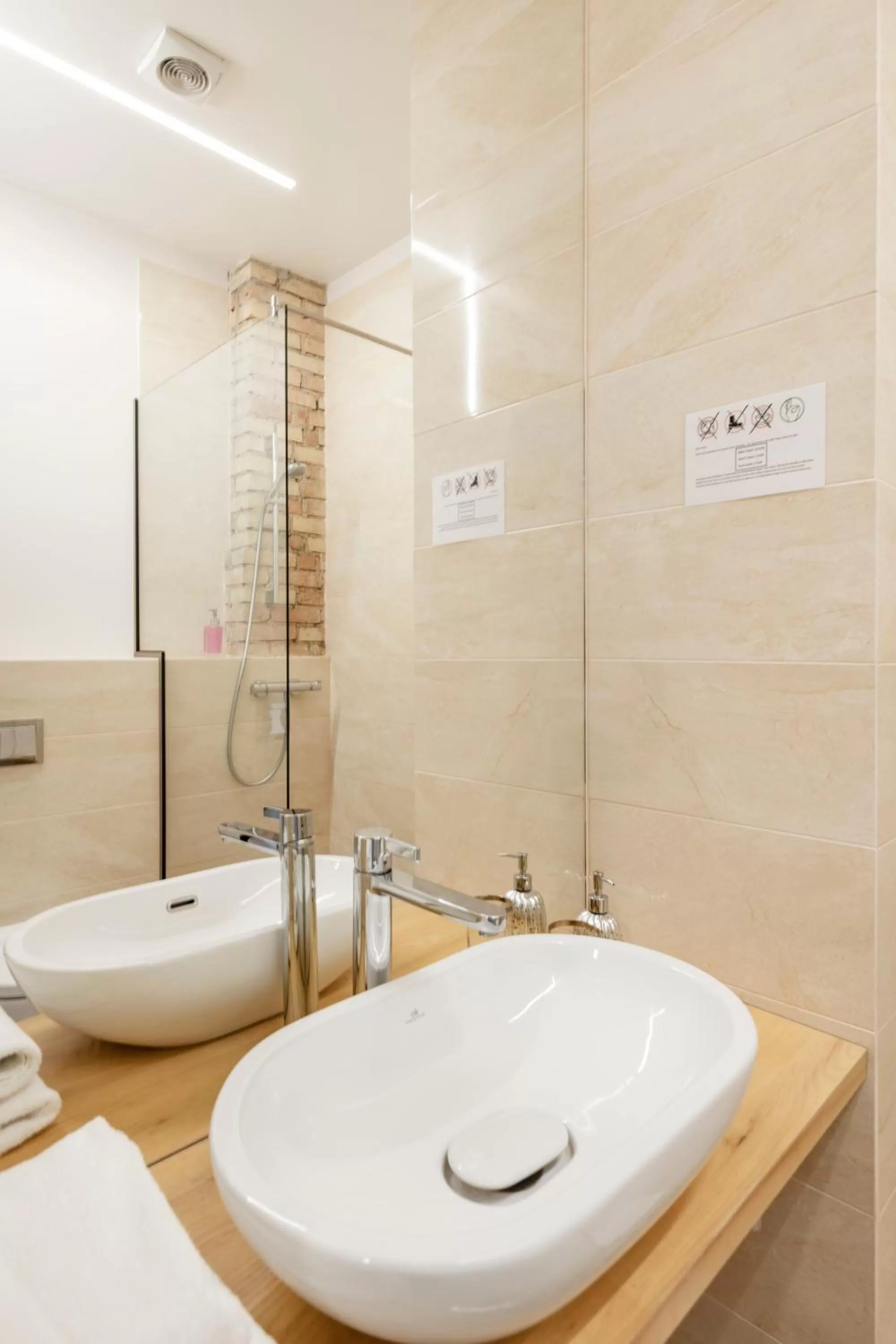 Bathroom in Vilnius Apartments