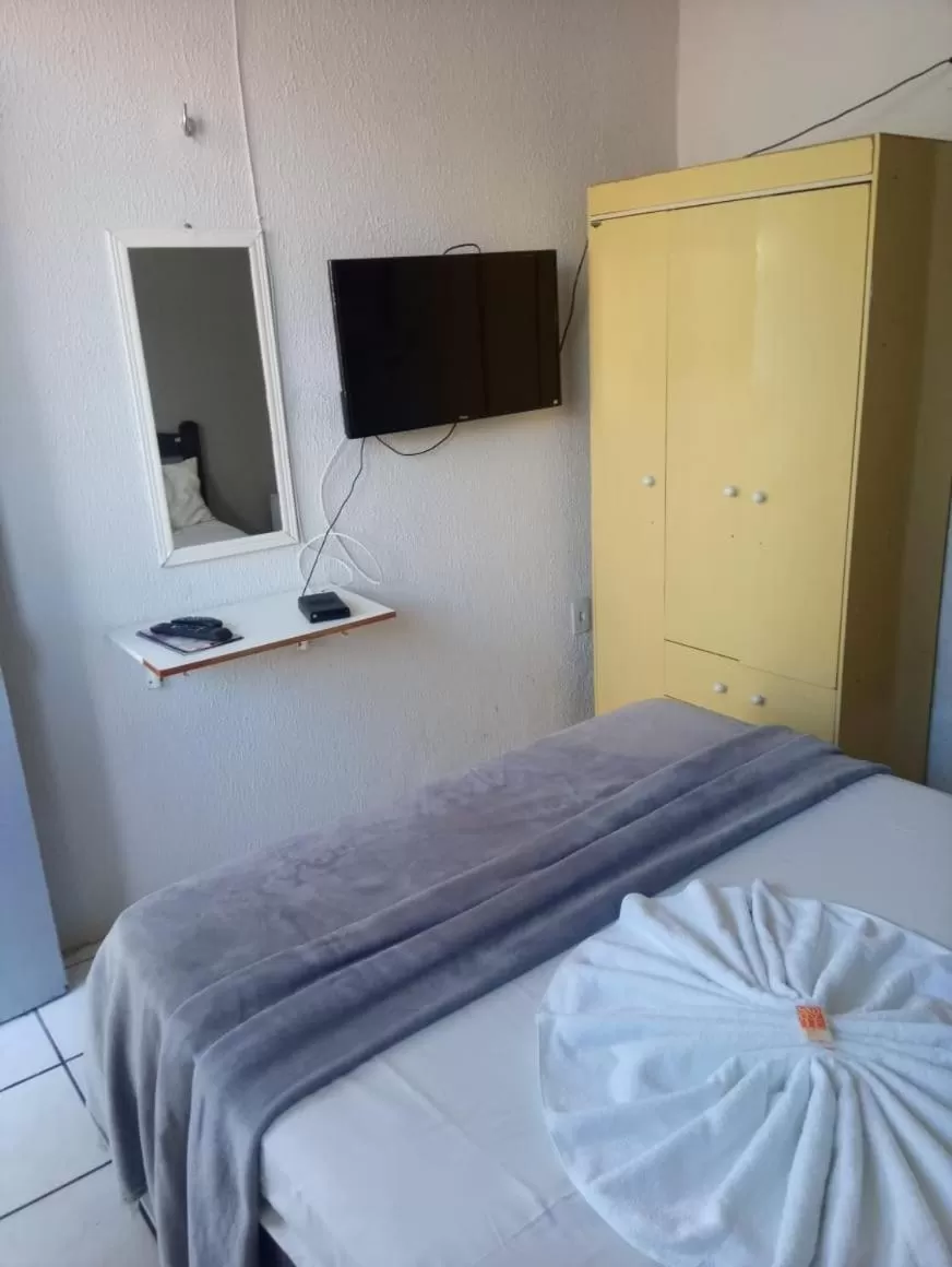 Bed in Pousada Atlantico Centro - Fortaleza