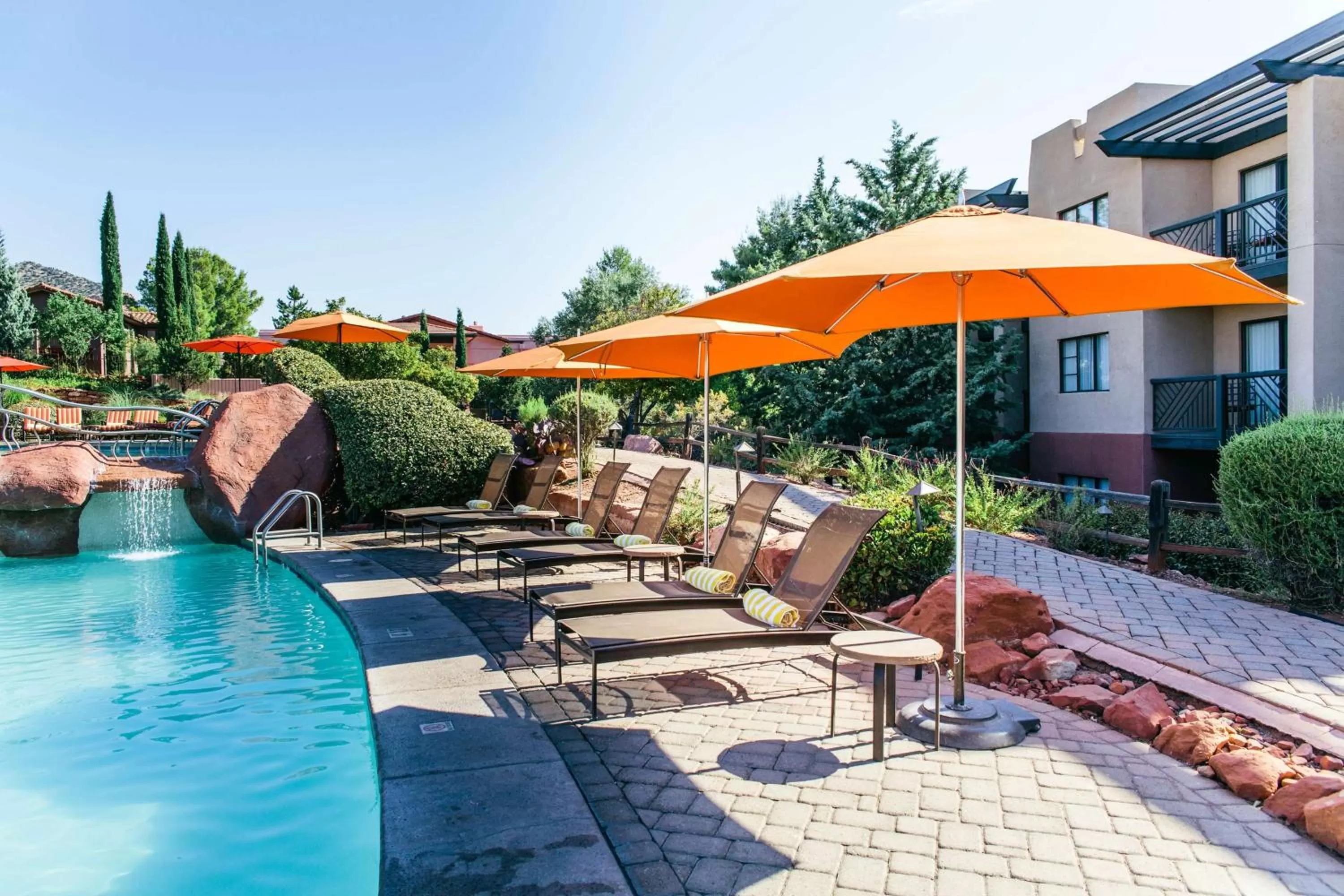 Pool view in Hilton Sedona Resort at Bell Rock