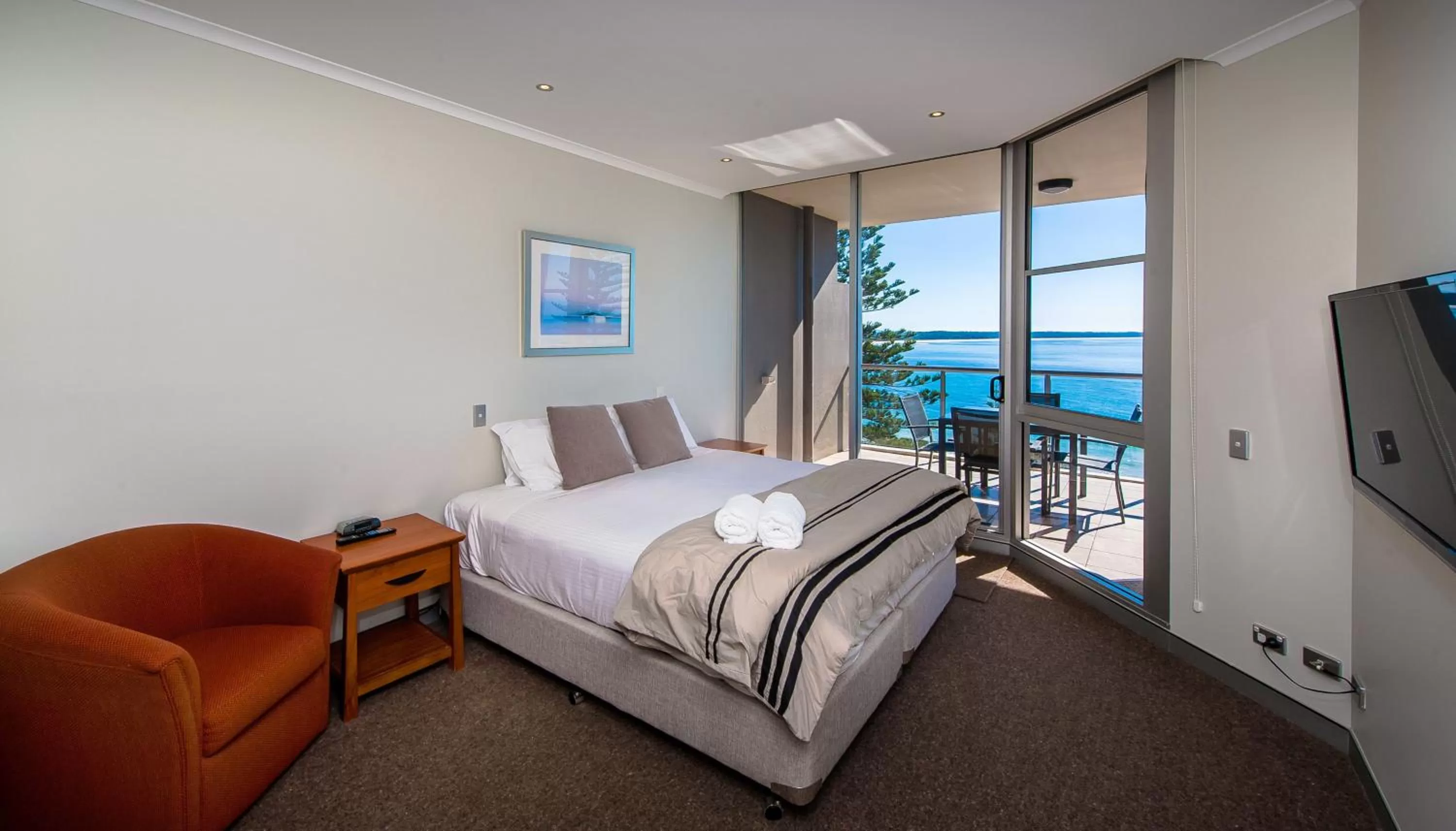 Bedroom in Sandcastle Apartments