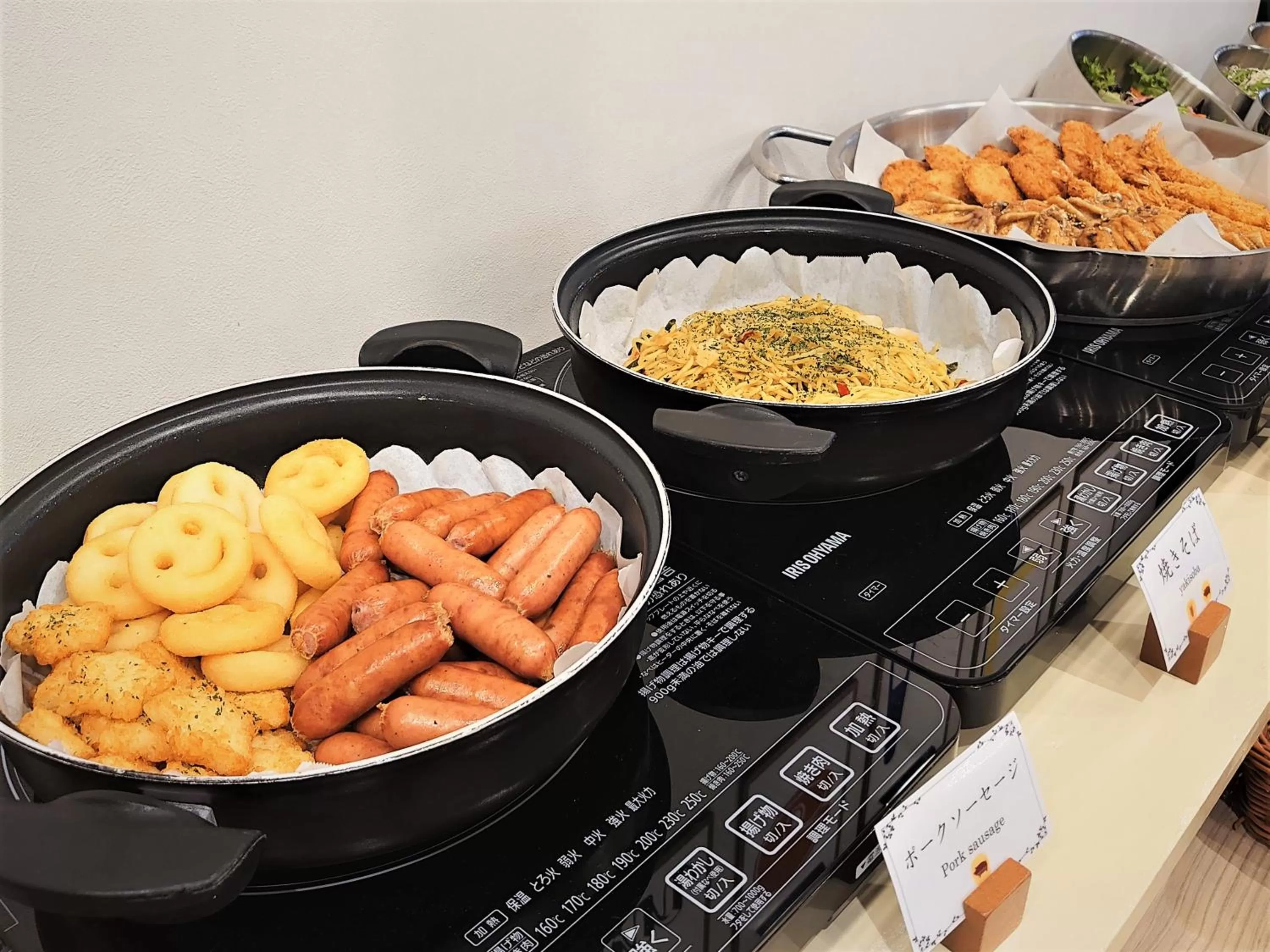 Buffet breakfast in Green Rich Hotel Nagoya Nishiki (Artificial hot spring Futamata Yunohana)