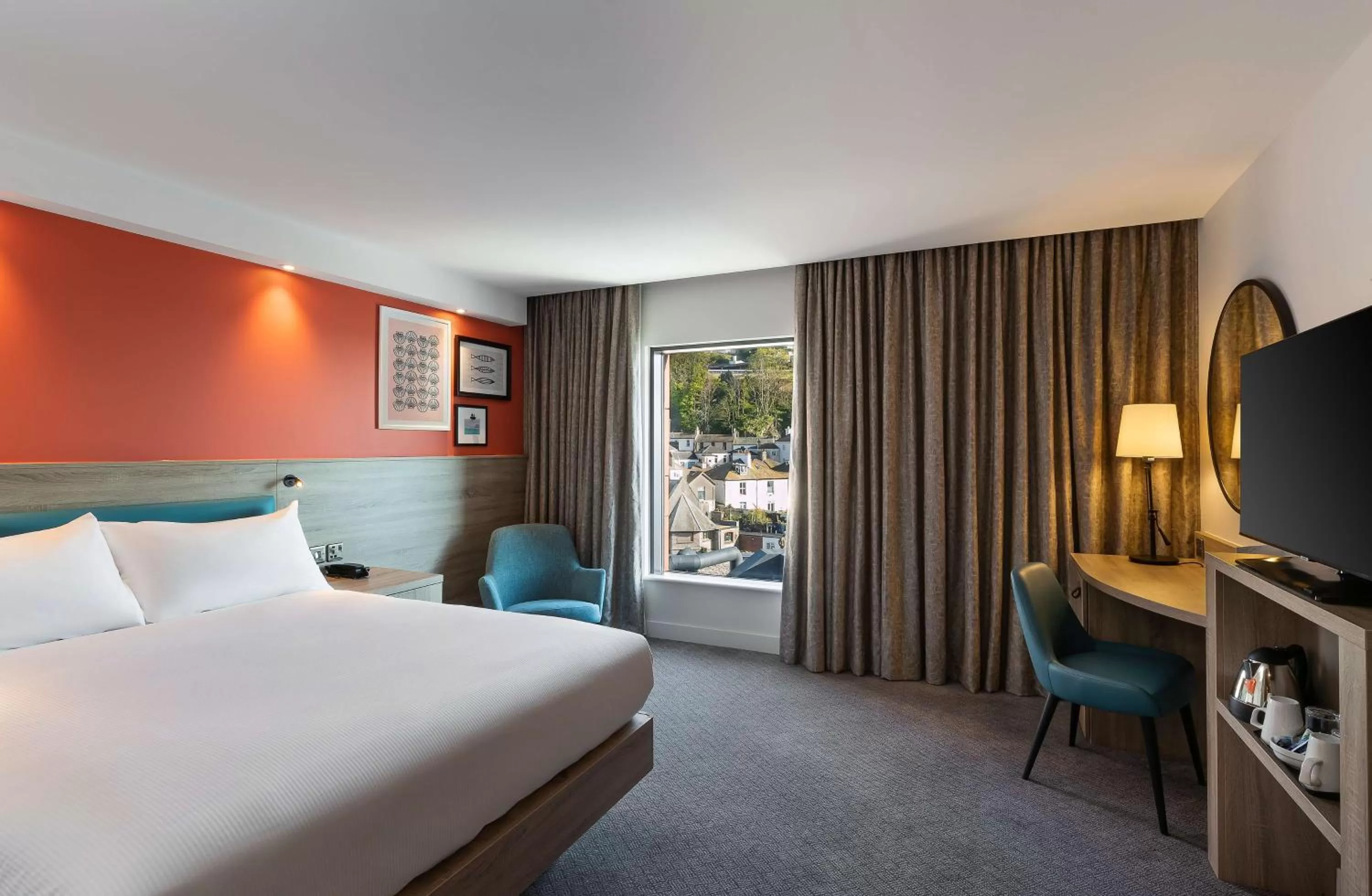Bedroom, Bed in Hampton By Hilton Torquay