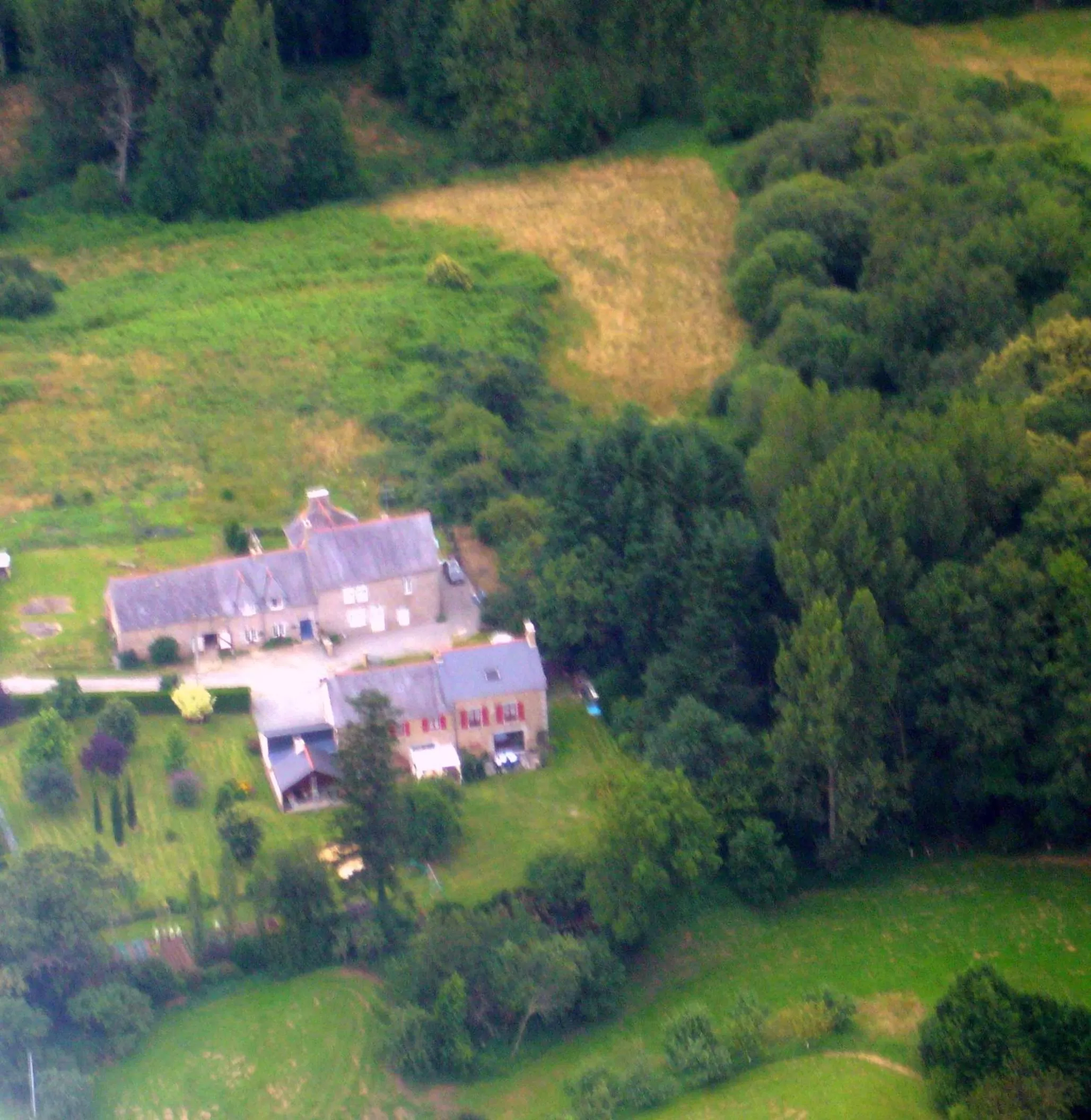 Bird's eye view in Chambres d'hôtes Le Bas Rassinoux