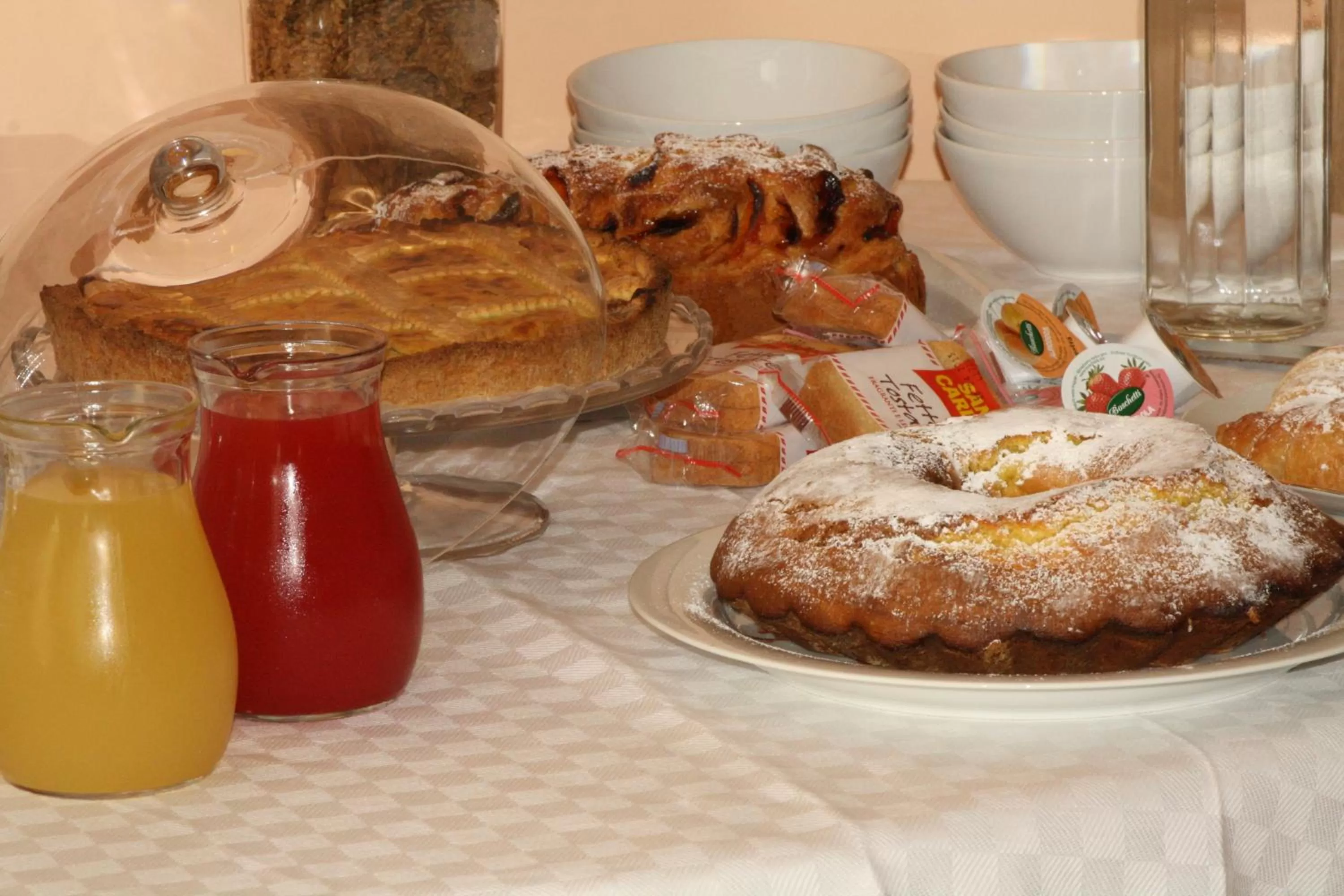 Food and drinks in Il Principe B&B