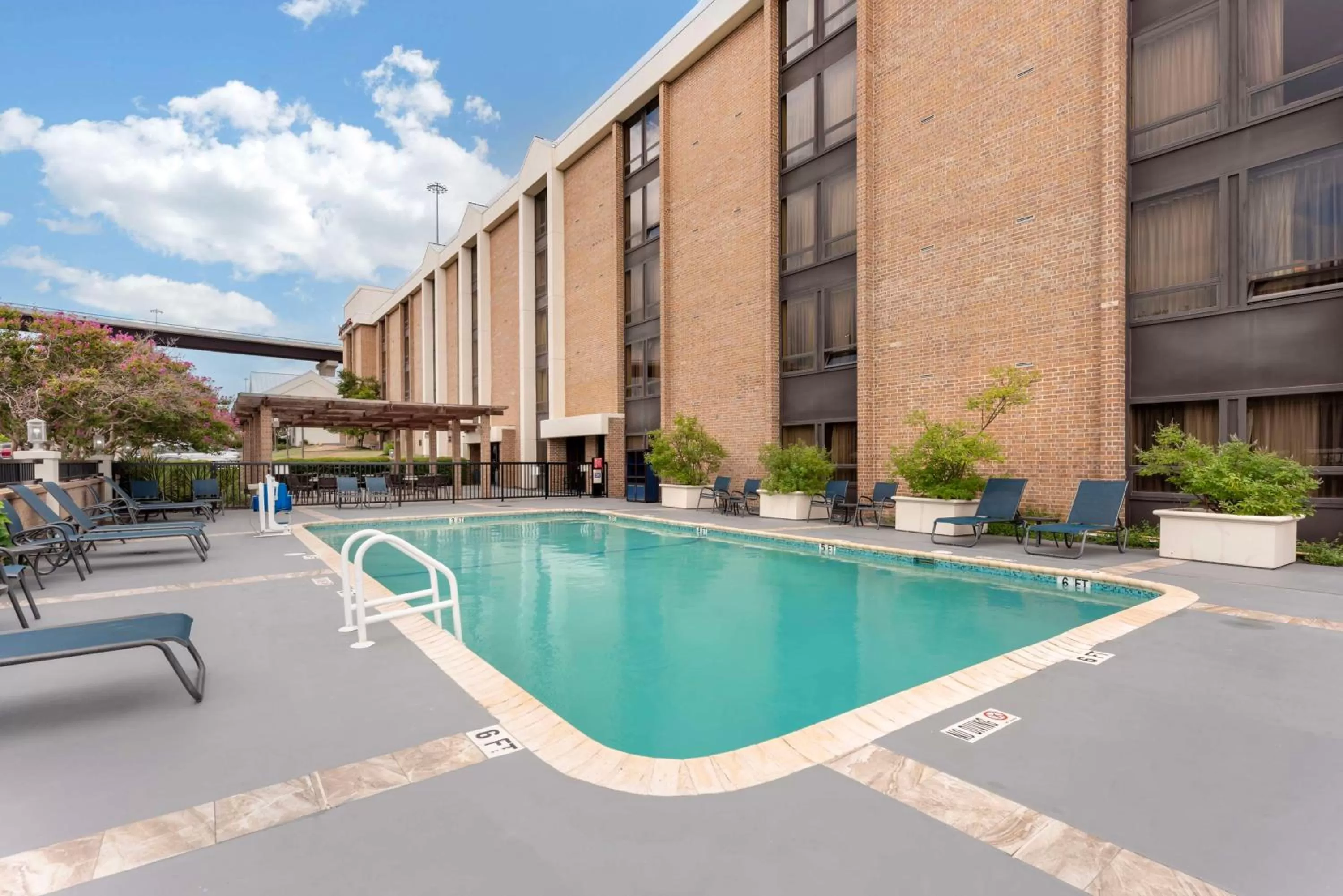 Pool view in Best Western Plus Austin Central