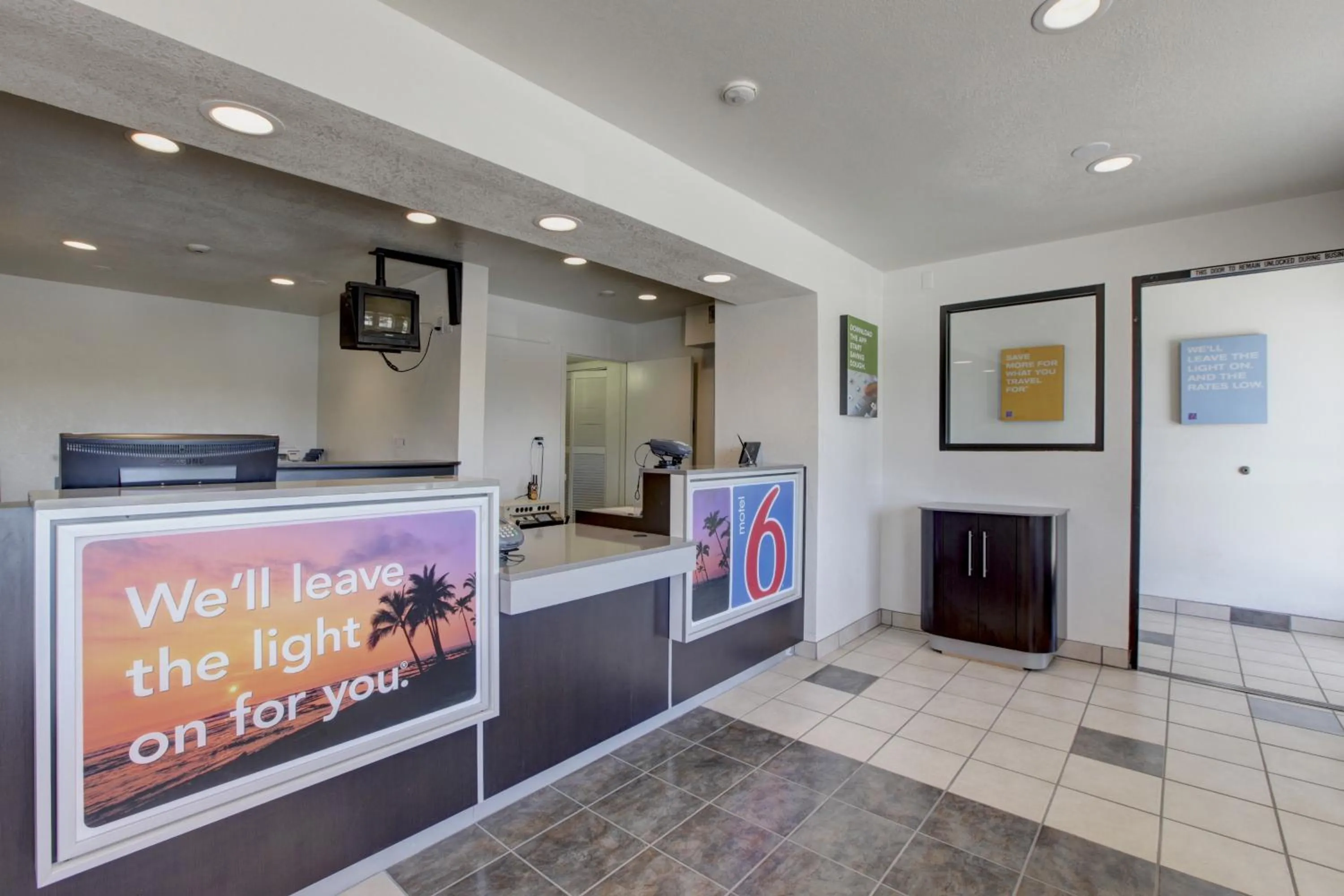Lobby or reception in Motel 6-Corona, CA