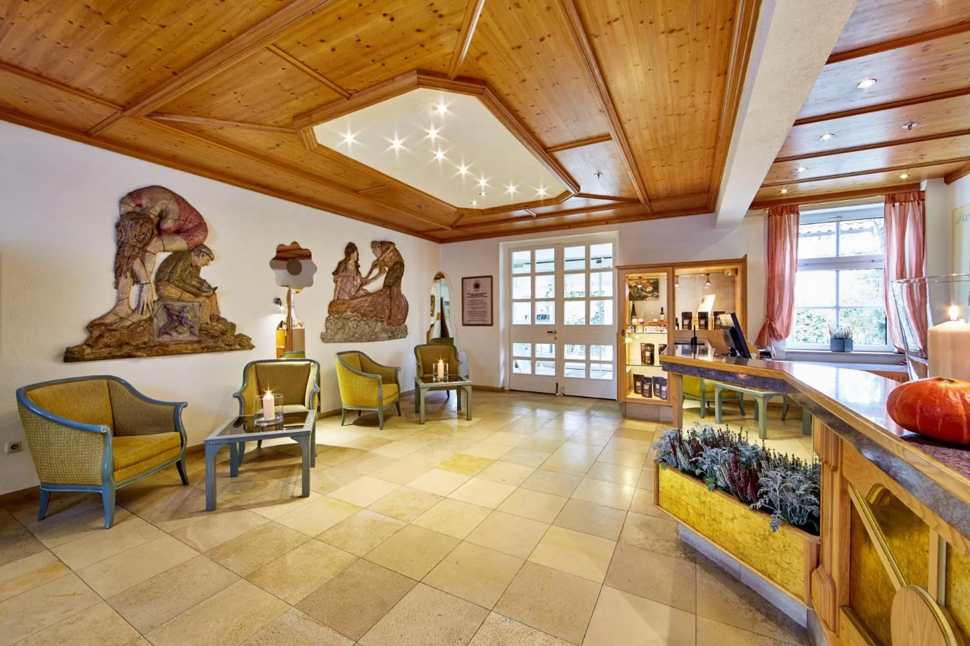 Lobby or reception in Hotel Linderhof