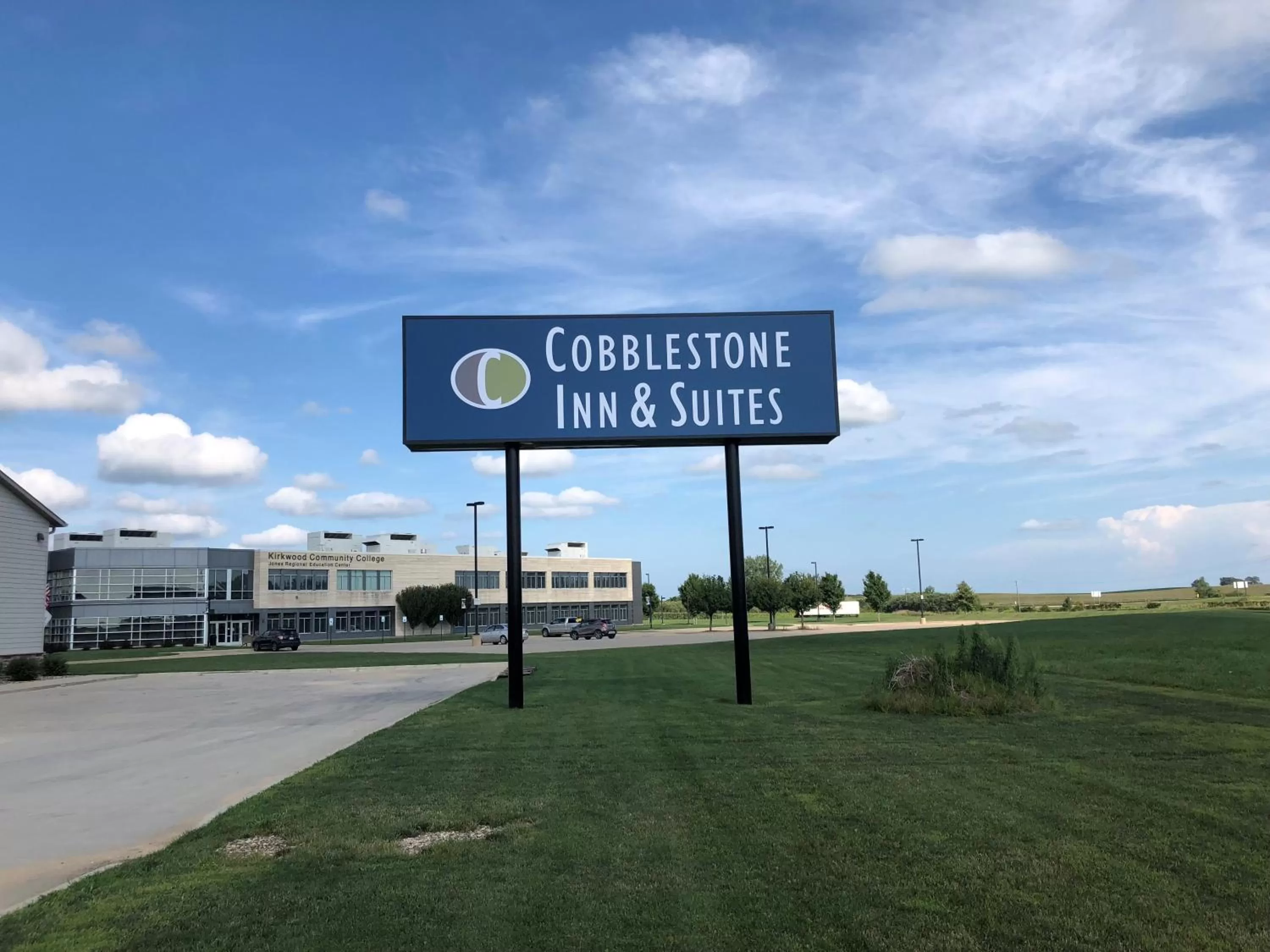 Property logo or sign in Cobblestone Inn & Suites - Monticello