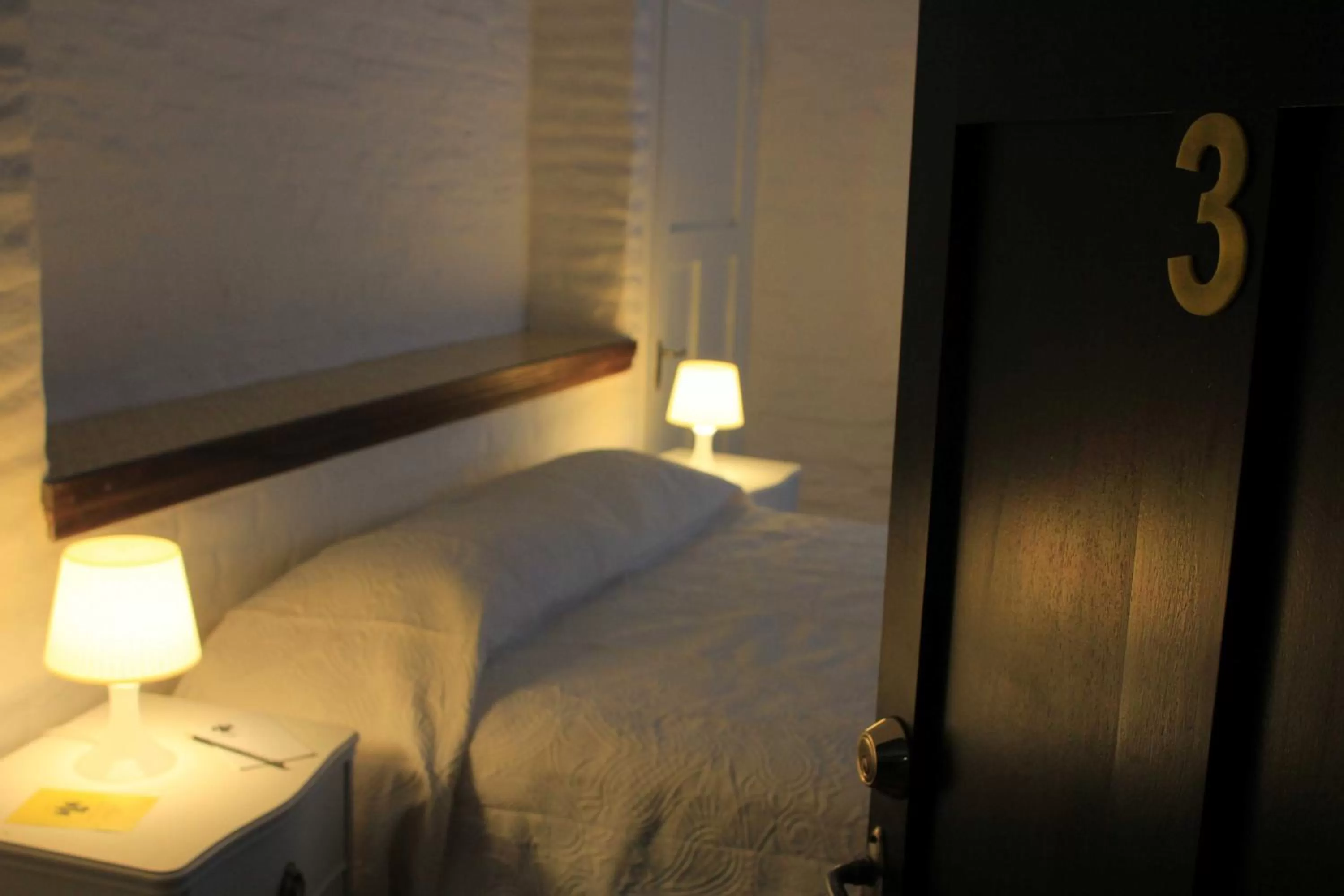 Bedroom, Bed in Santoral Restaurante y Posada Pet Friendly