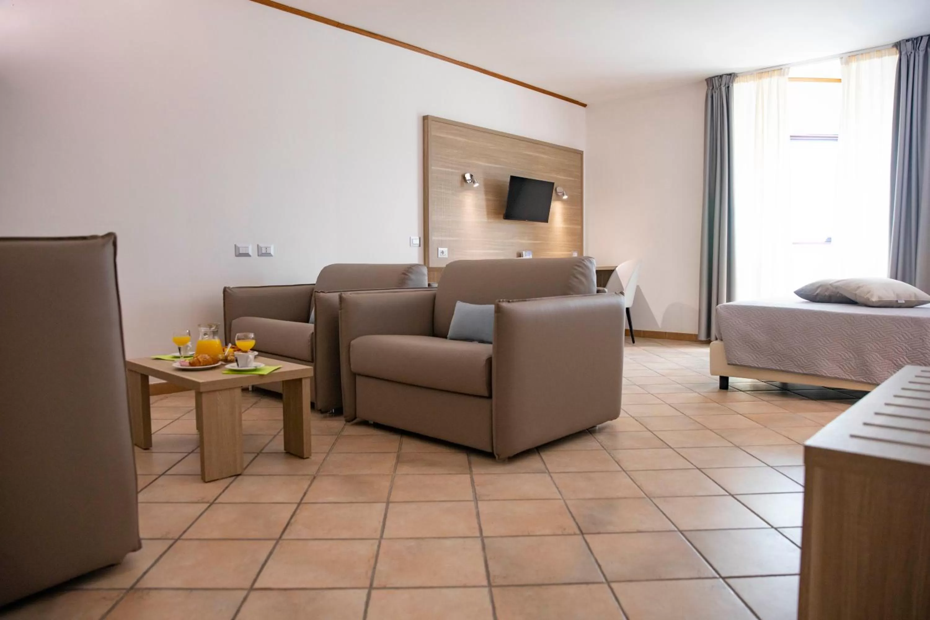 Living room in Pegasus Hotel